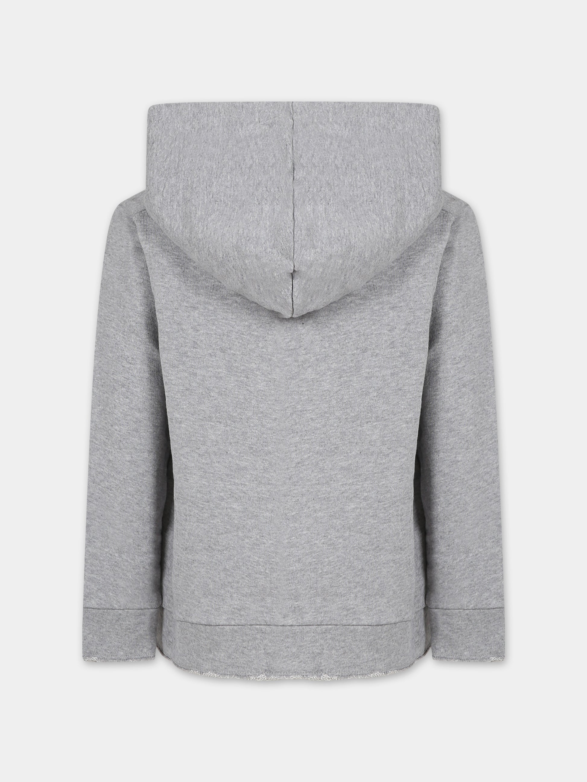 Felpa girgia per bambini con logo,Marni Kids,M00820 0M903