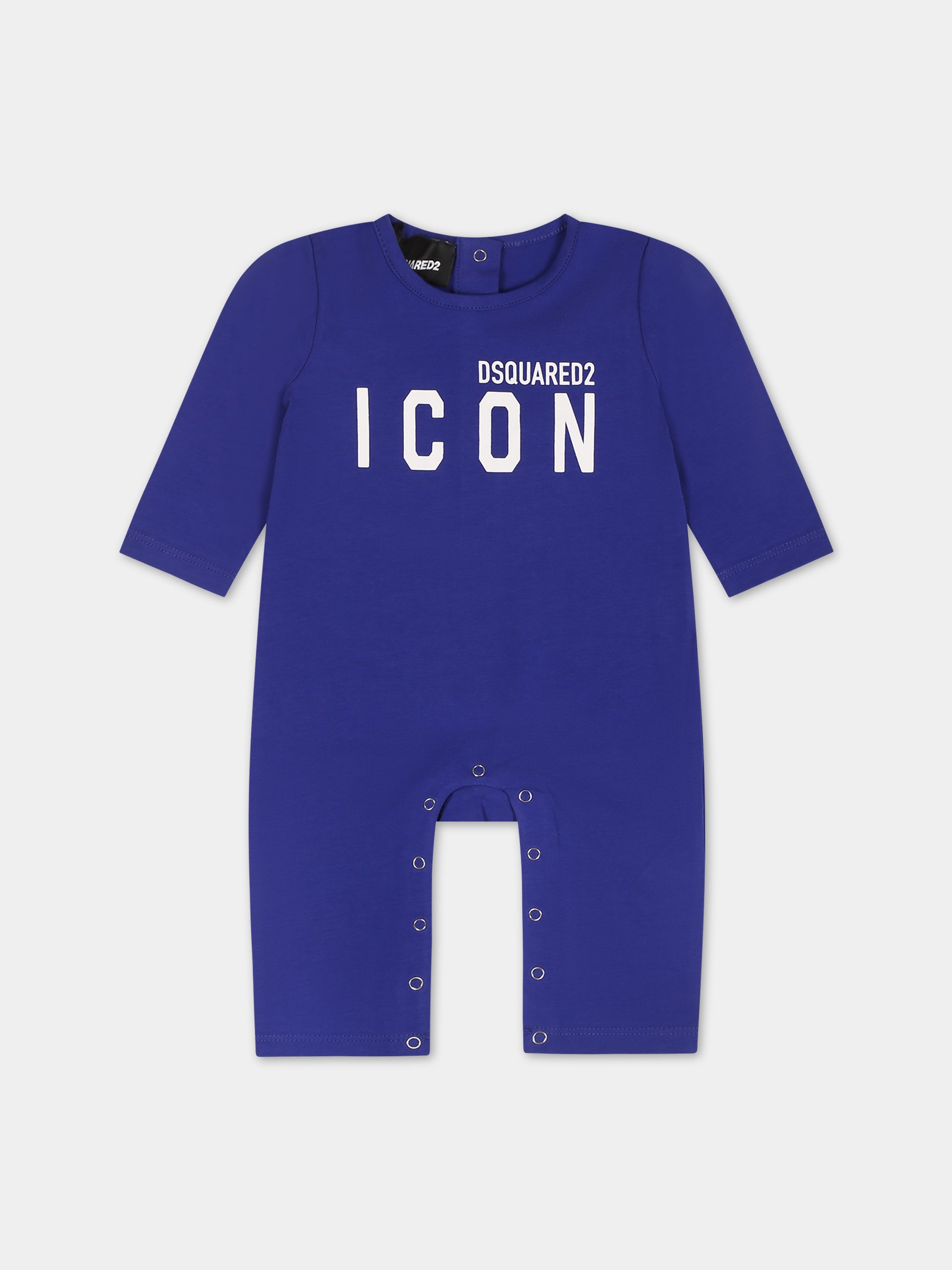 Tutina blu per neonato con logo,Dsquared2,DQ2058 D008J DQ861