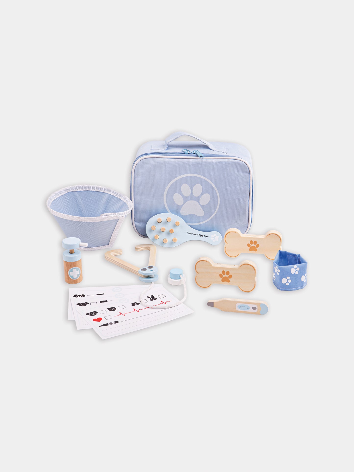 Set veterinario celeste per bambini,Bigjigs,33002