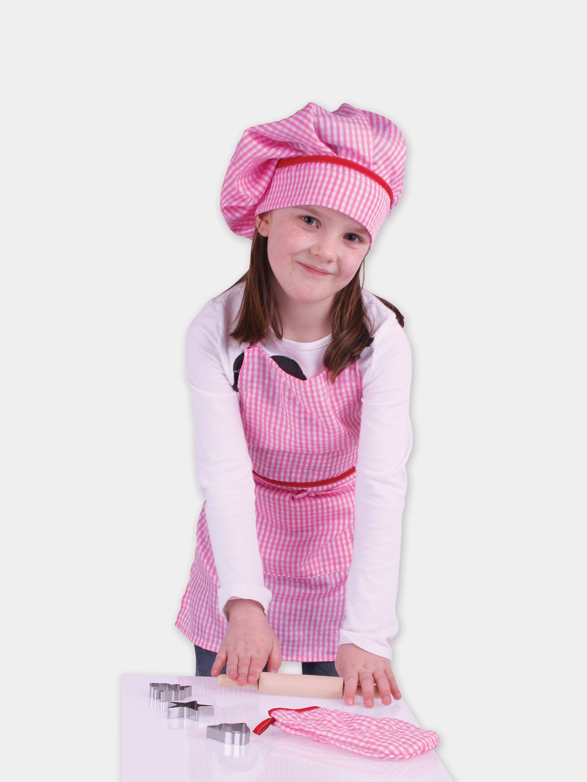 Set da chef rosa per bambini,Bigjigs,BJ609