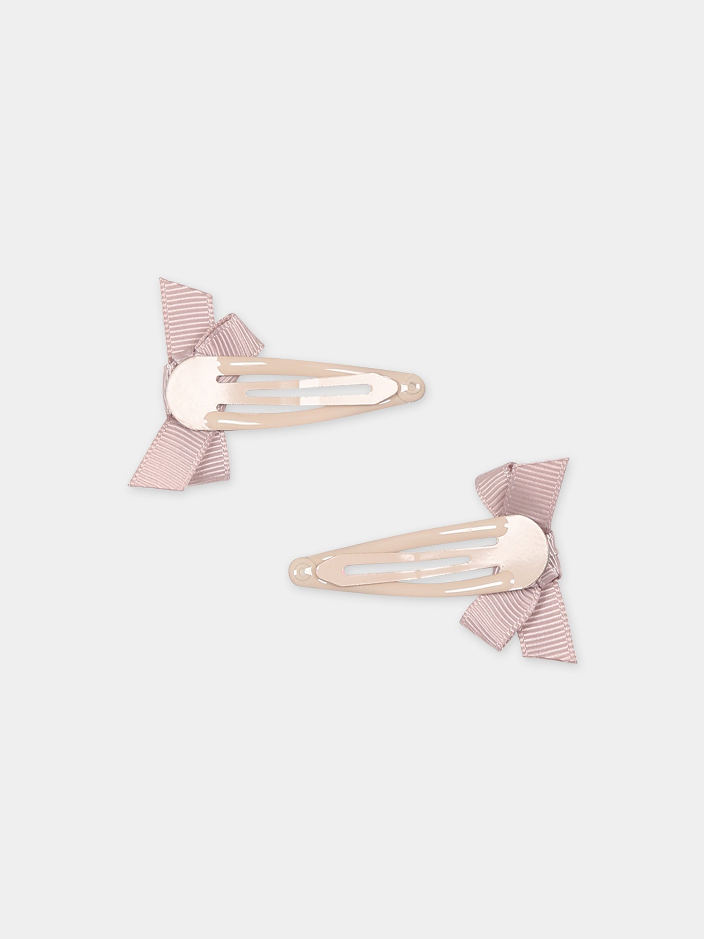 Set fermagli rosa per neonata con fiocco,Lil' Atelier,13224091 FAWN