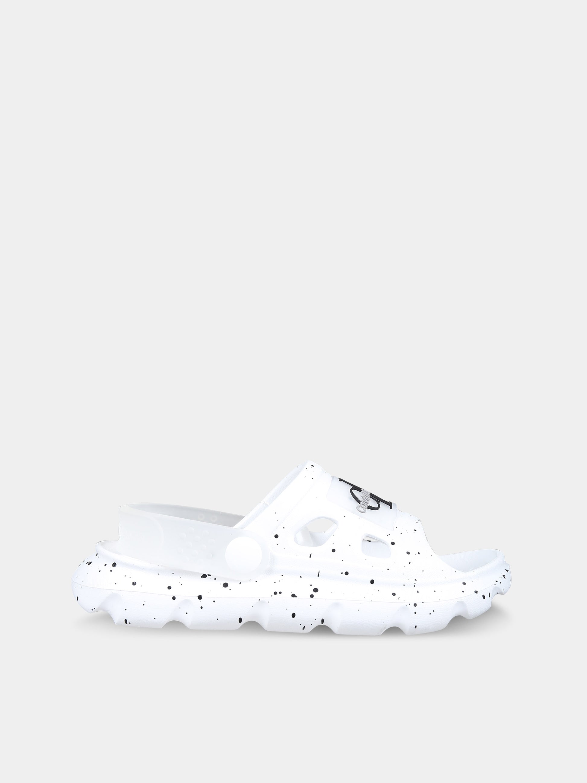 Sandali bianchi per bambini con logo,Calvin Klein Kids,V1X2 80915 0083100