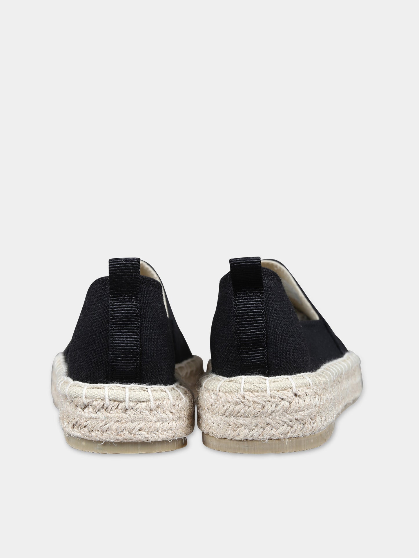 Espadrillas nere per bambina con logo,Calvin Klein Kids,V3A7 80838 0048999