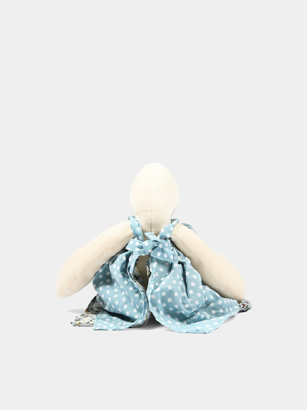 Ivory polka dot plush Ochetta Jeanne for kids