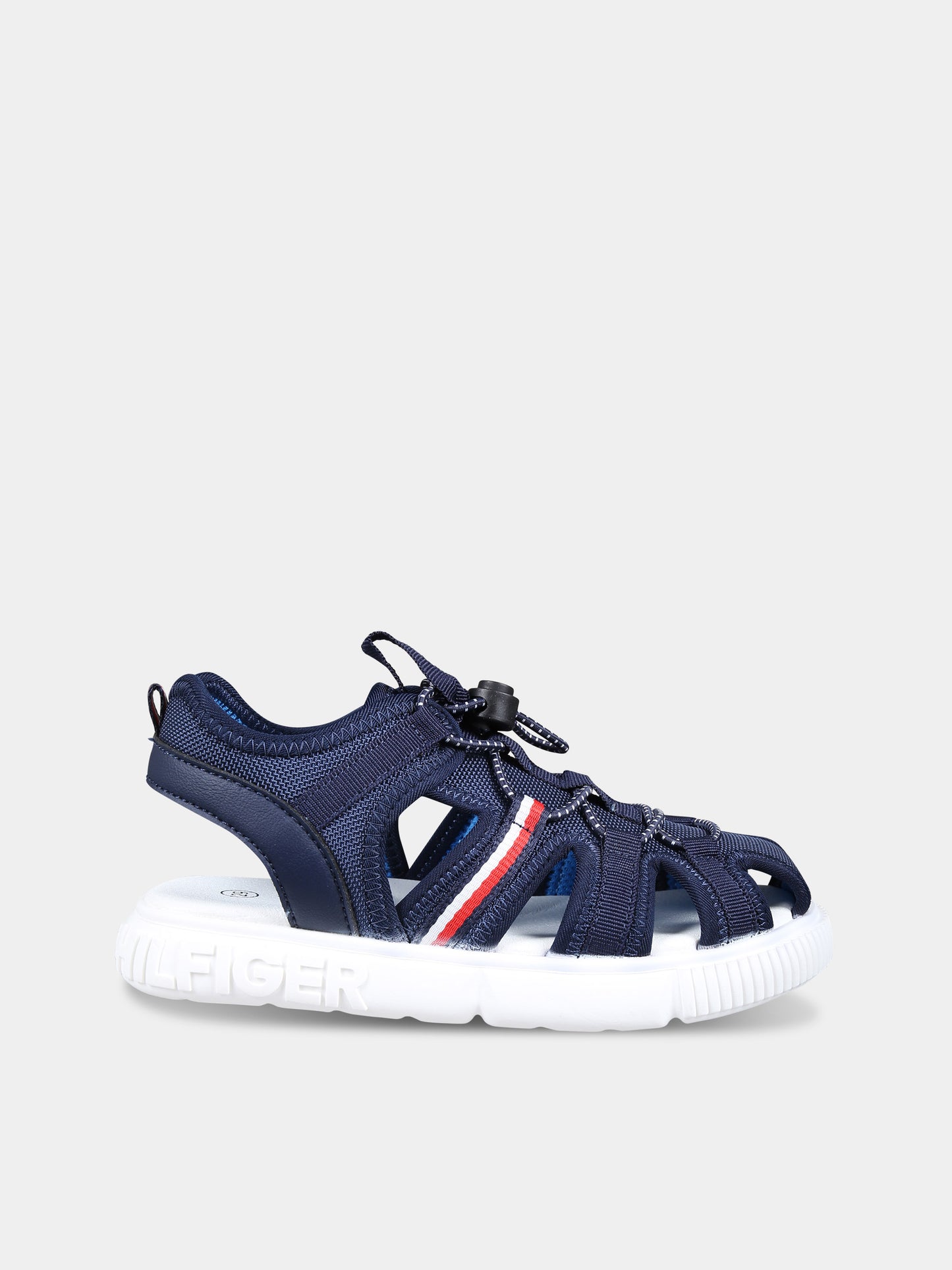 Ragnetti blu per bambino con logo,Tommy Hilfiger Junior,T1B2 33418 1591800