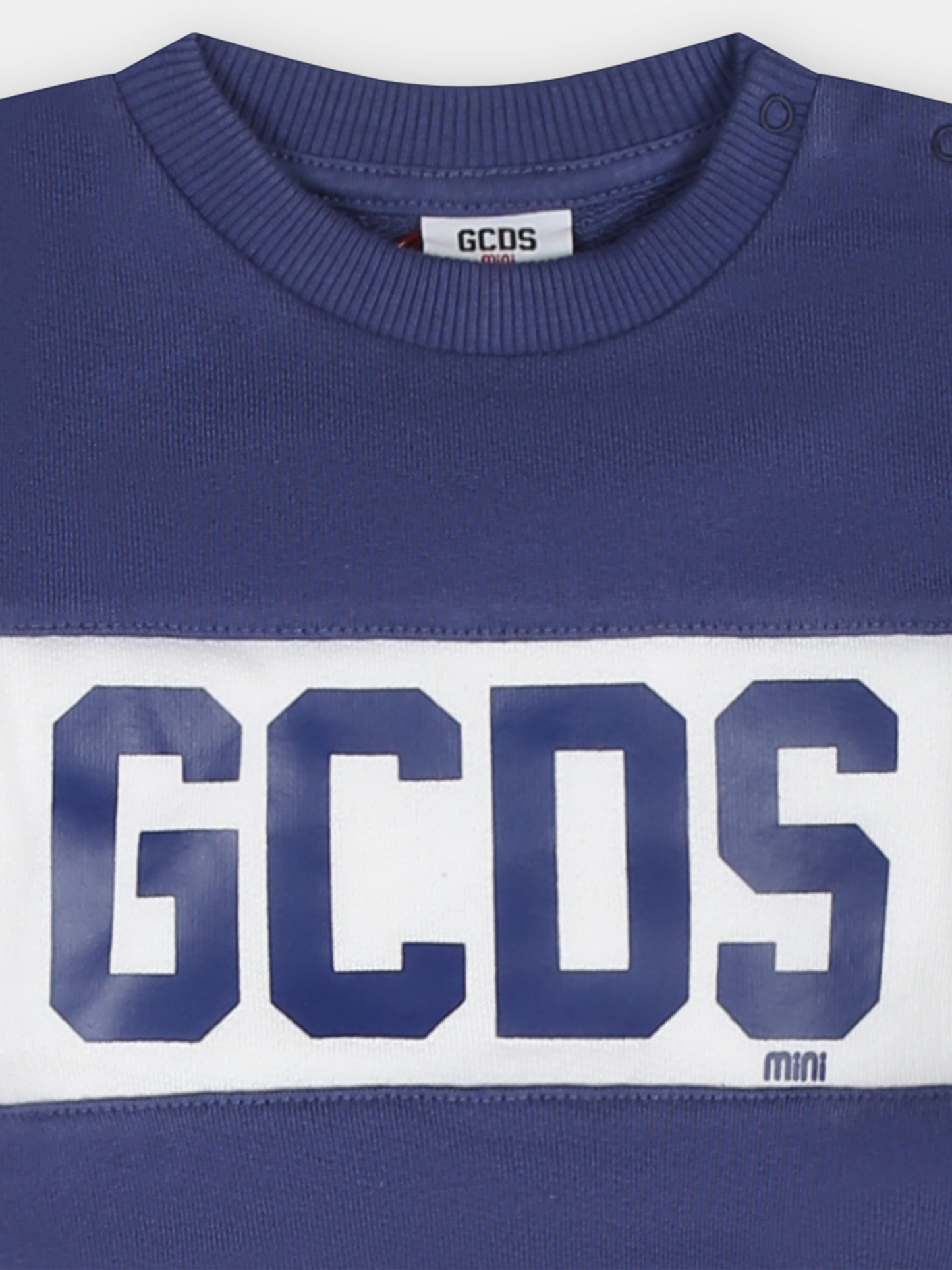 Completo blu per neonato con logo,Gcds Kids,GNK003 LCA33 40263