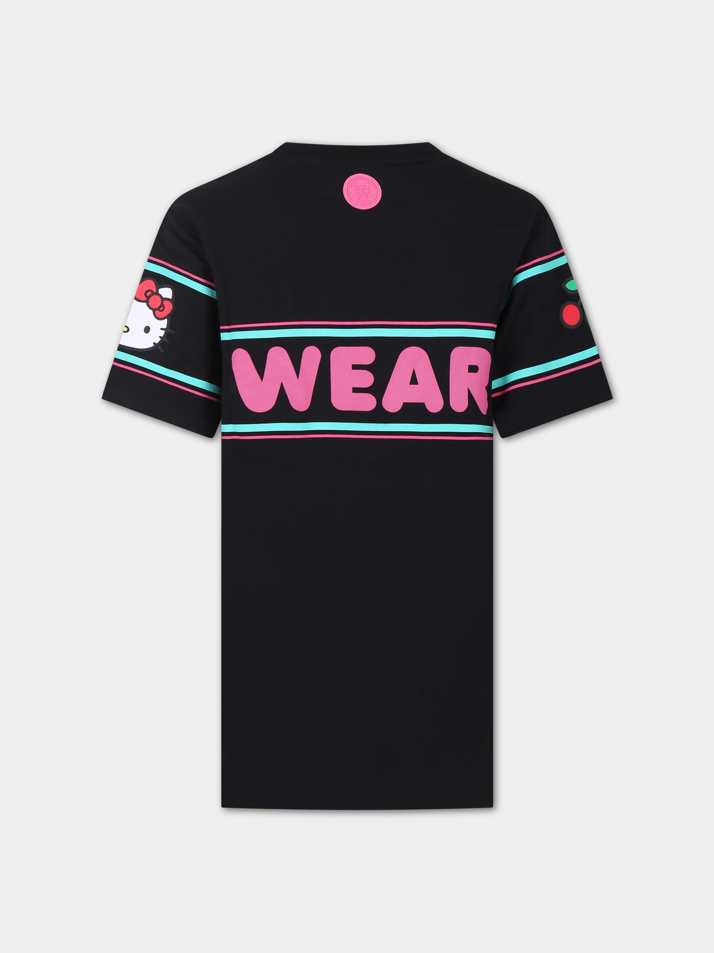 Vestito nero per bambina,Gcds Kids,DCV002 LBA23 60100 