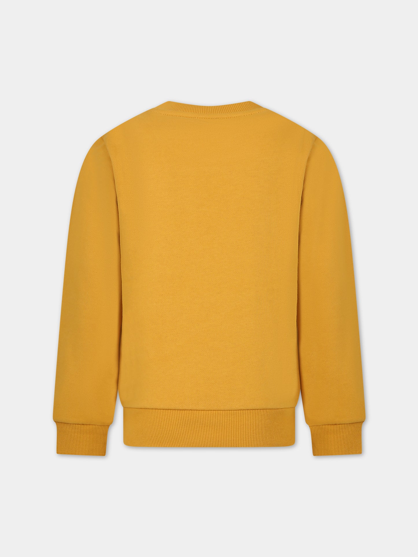 Felpa gialla per bambino con stampa,Timberland,T25U55 575