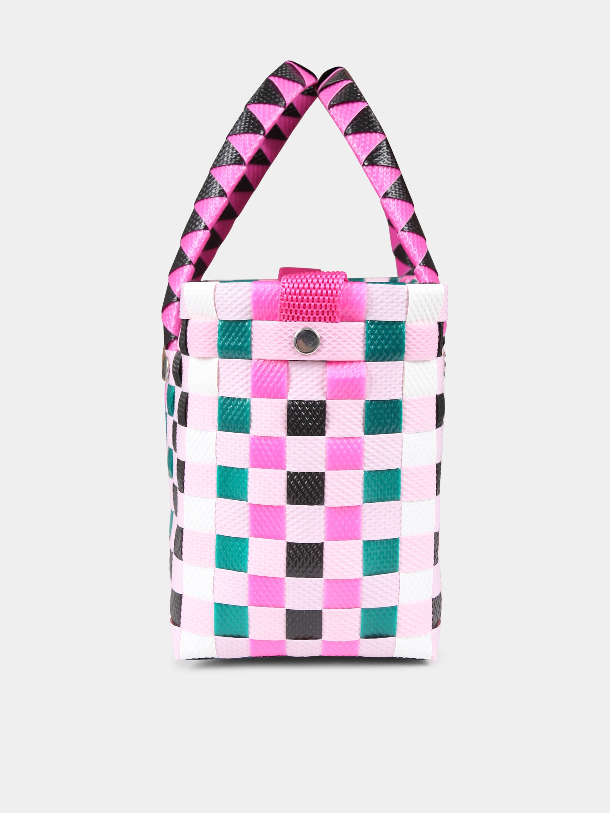 Borsa multicolor per bambina con logo,Marni Kids,M01293 M00IW MW55F 0MC49