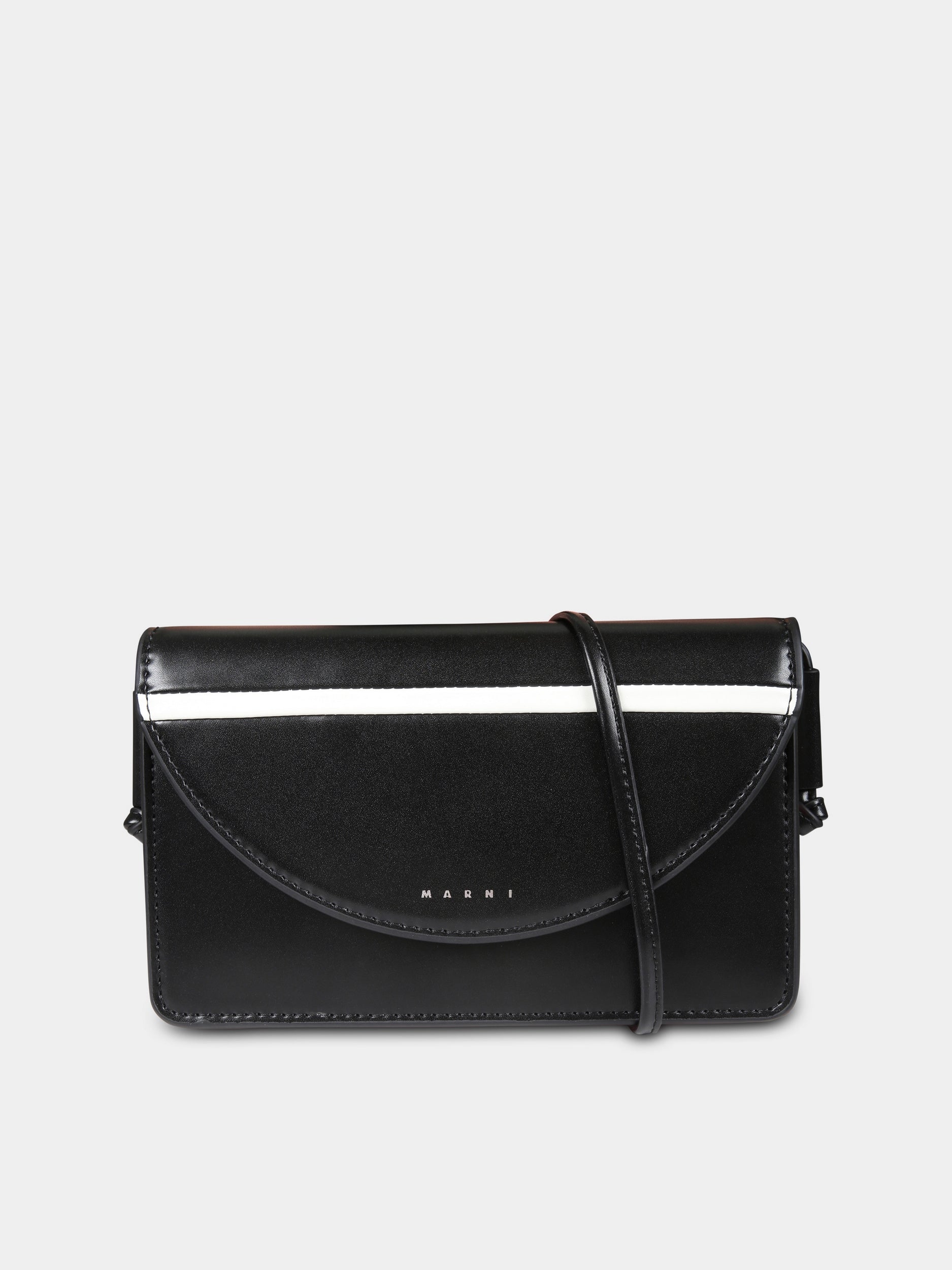 Borsa nera per bambina con logo,Marni Kids,M01256 M00TK MW86F 0M900