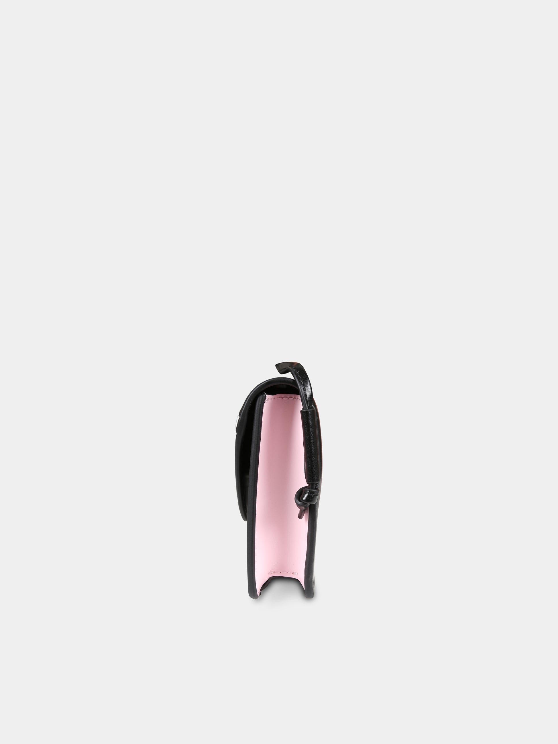 Borsa nera per bambina con logo,Marni Kids,M01256 M00TK MW86F 0M900