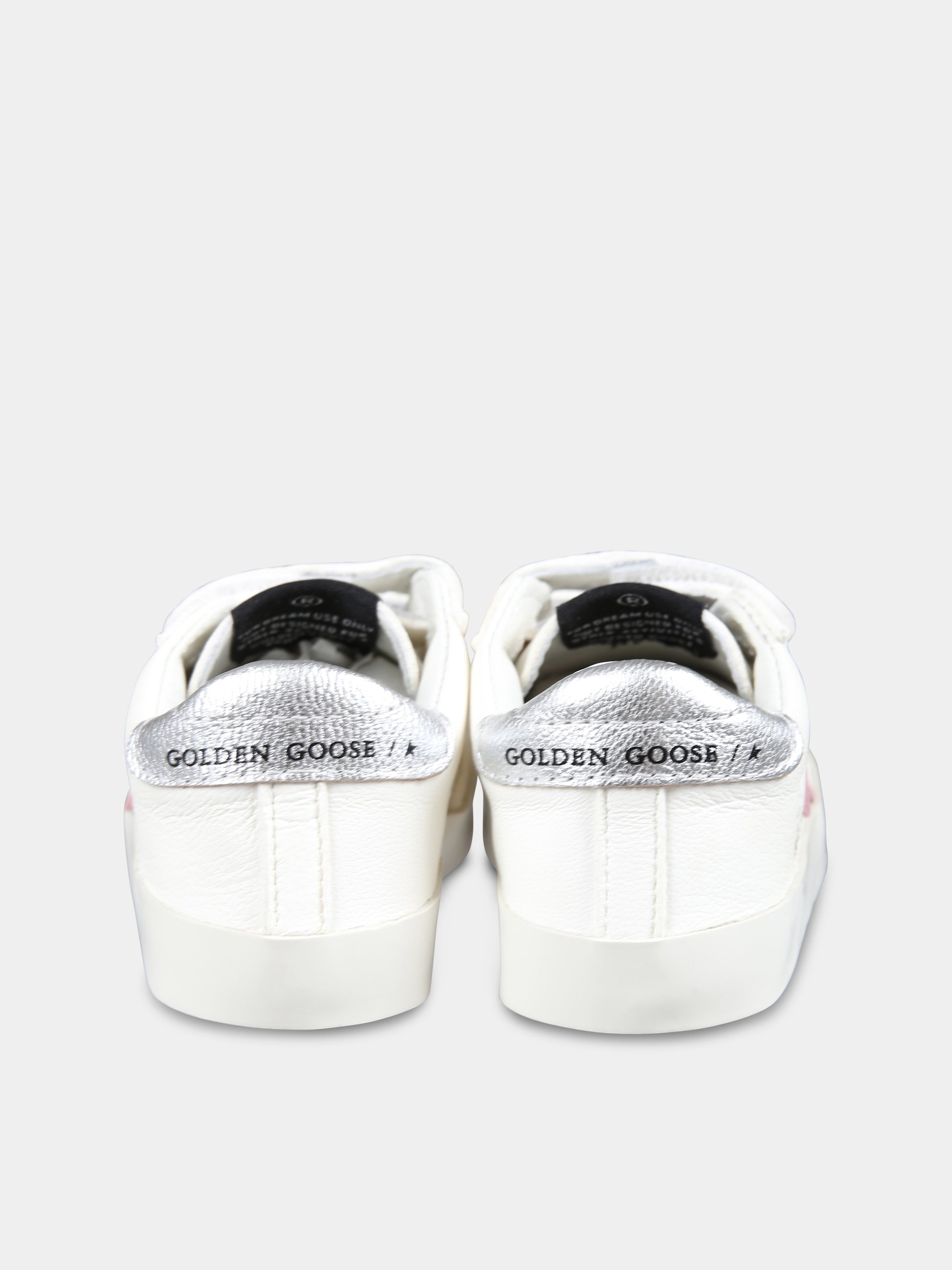 Sneakers Baby School bianche per neonata con stella,Golden Goose,GIF00166 F006235 10308