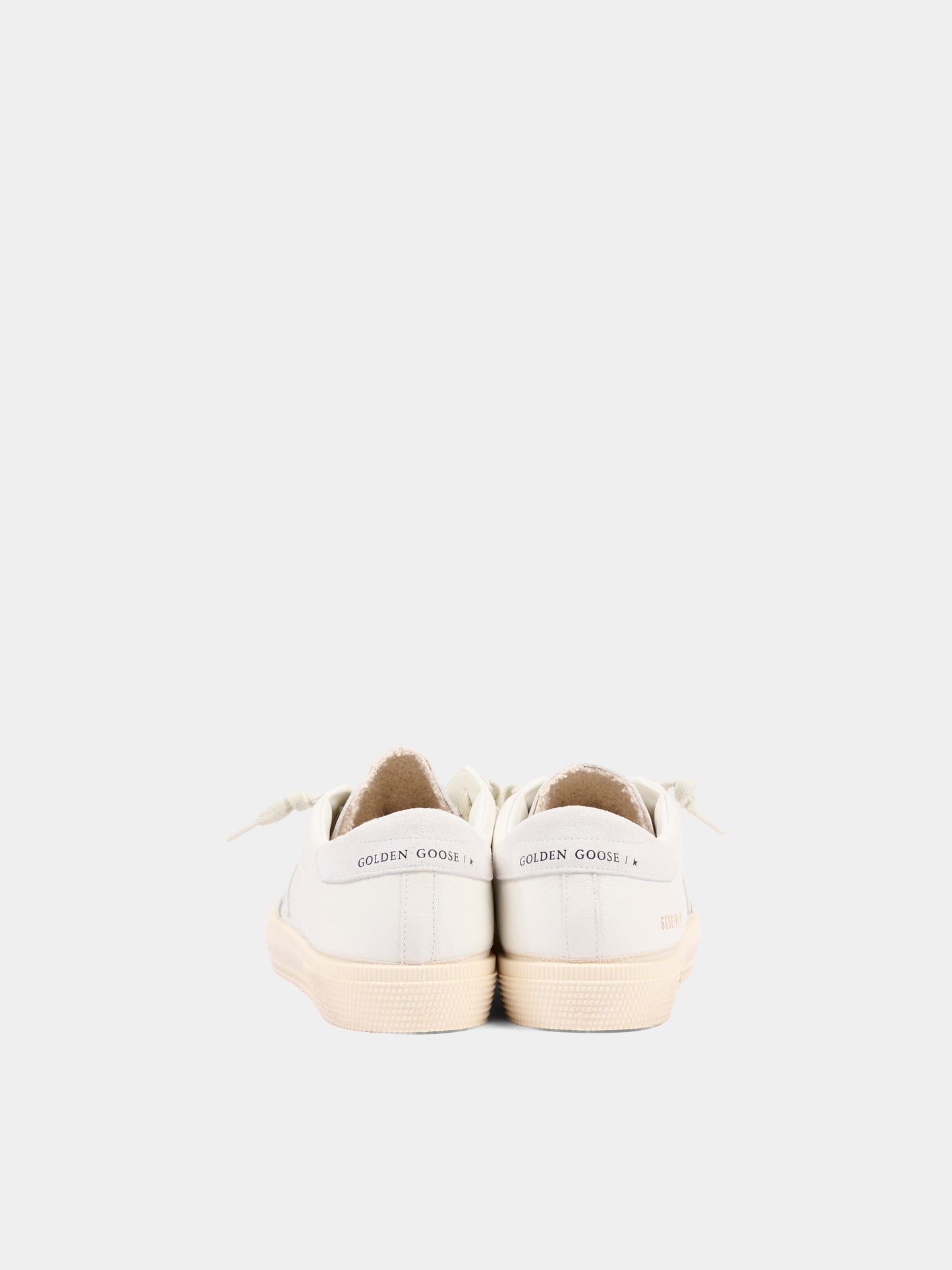 Sneakers May avorio per bambini con stella,Golden Goose,GTF00495 F004814 10100