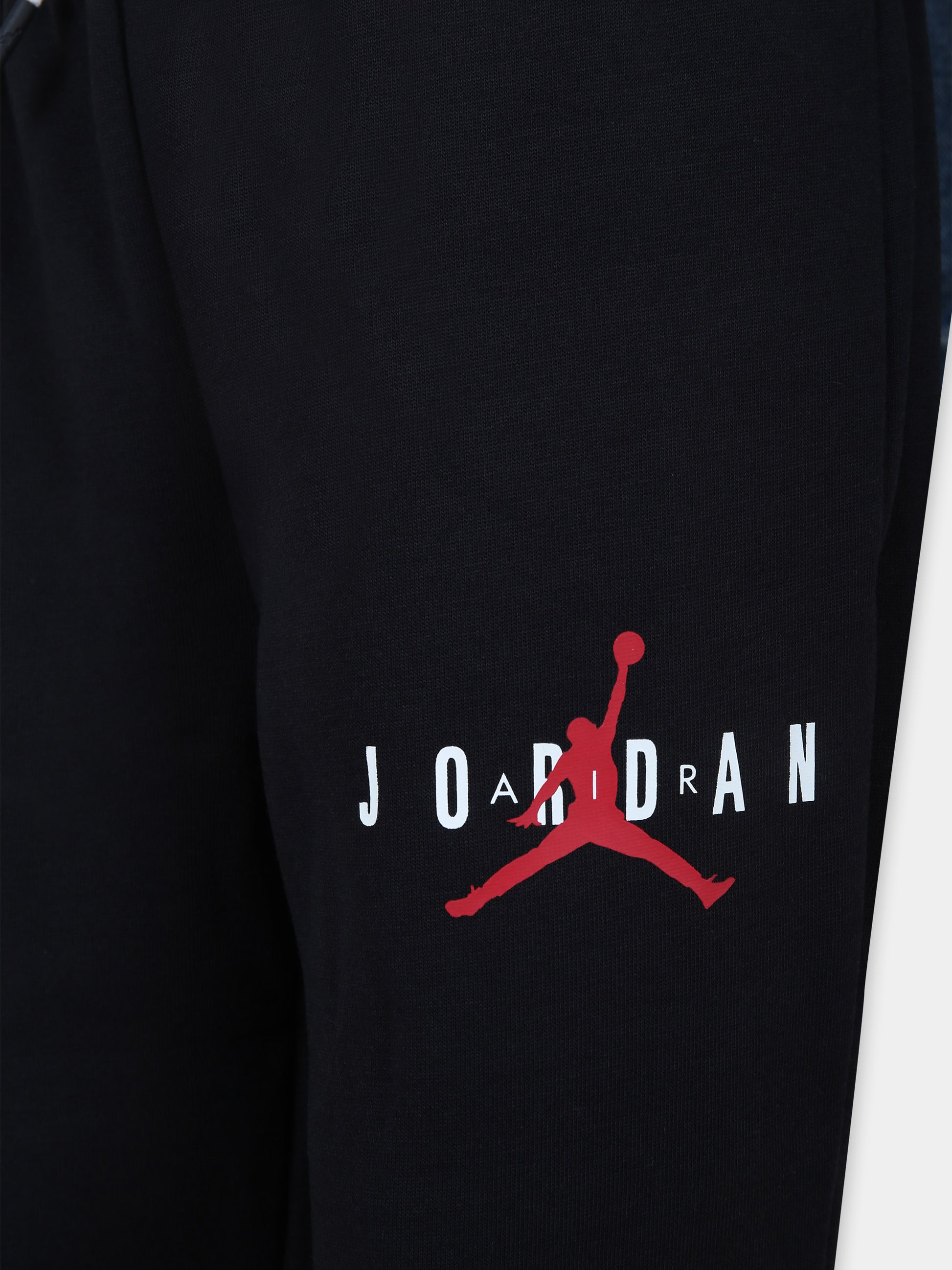 Pantaloni neri per bambino con jumpman,Jordan,95B912 023