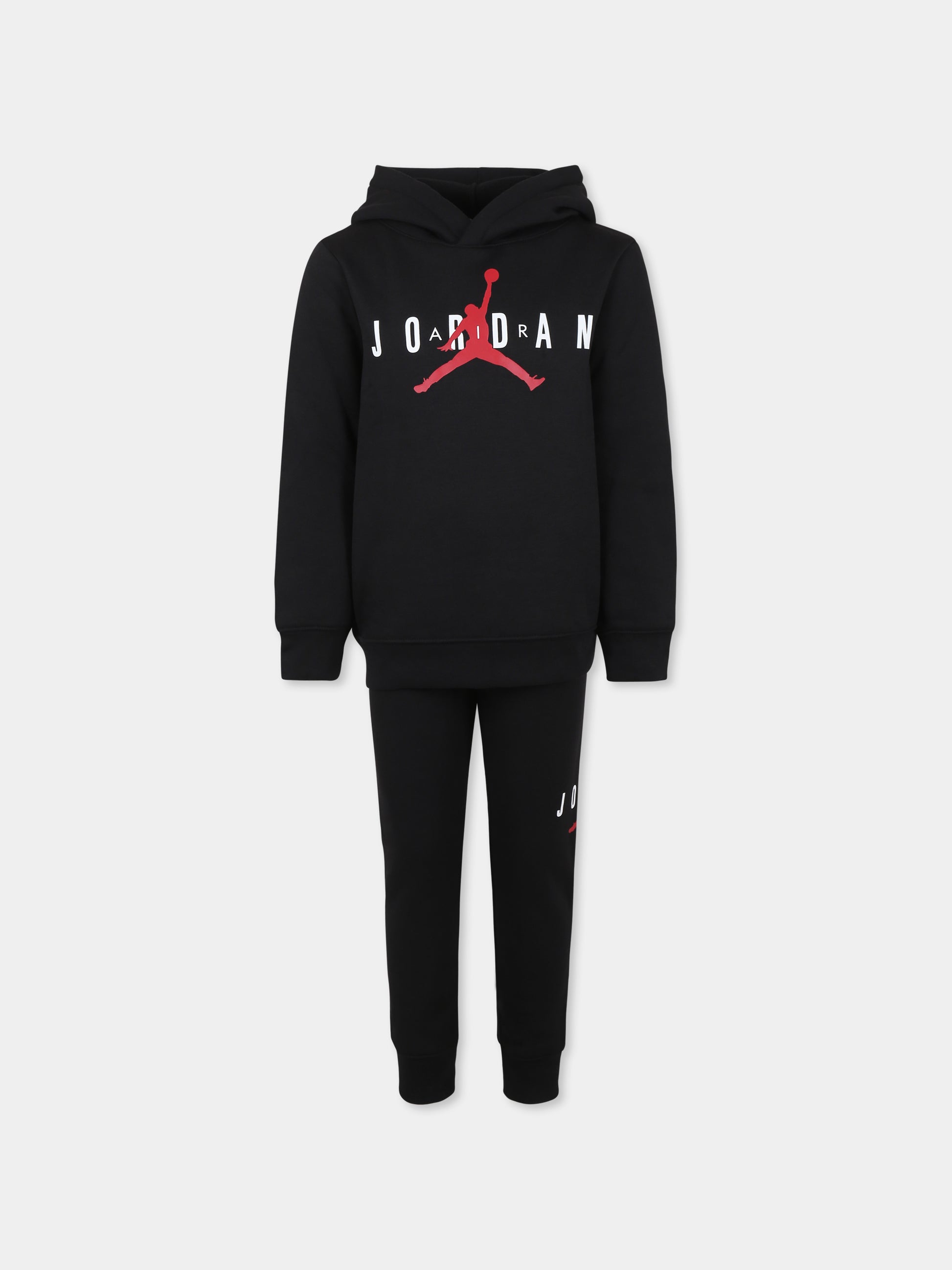 Completo nero per bambino con jumpman,Jordan,85C505 023