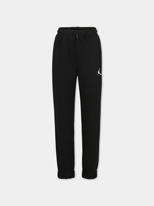 Pantaloni neri per bambino con jumpman,Jordan,95D286 023