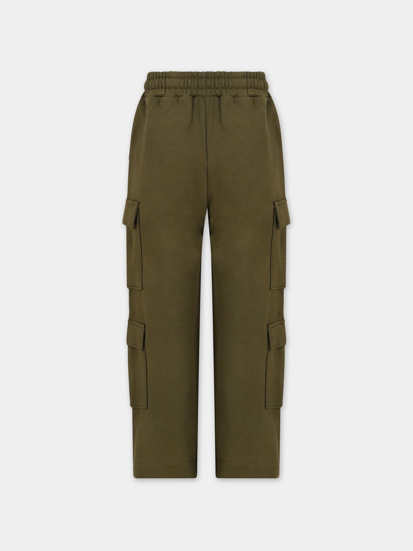 Pantaloni verdi per bambini con logo,Barrow,F3BKJUFP031 BW010