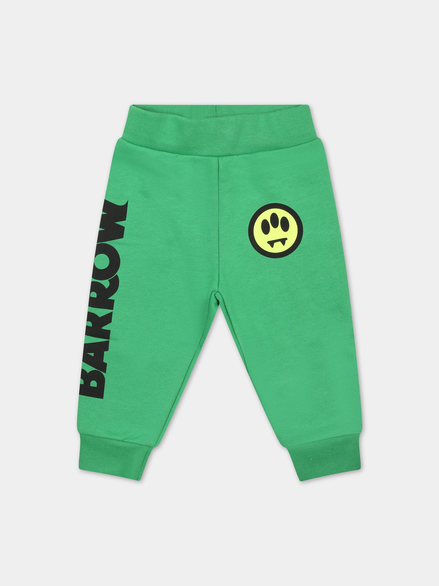 Pantaloni verdi per neonati con logo,Barrow,F3BKUNFP129 BW012