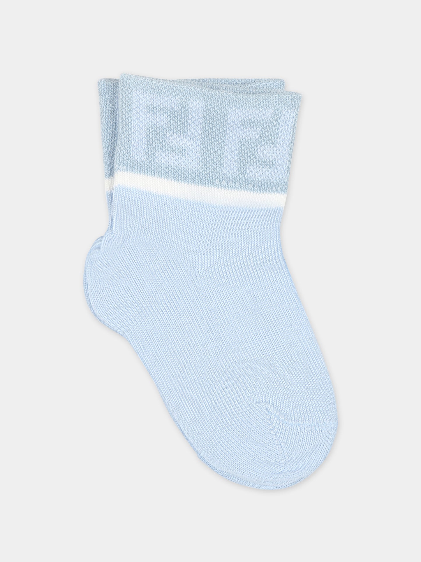 Set calzini multicolor per neonato con doppia F,Fendi Kids,BMN026 ASQV F1PMJ