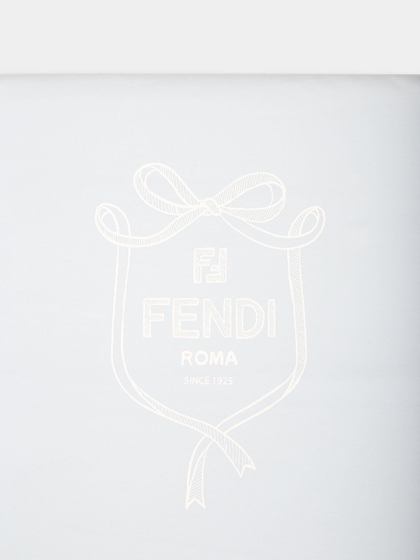 Coperta celeste per neonato con logo Fendi,Fendi Kids,BUJ280 ST8 F19J4
