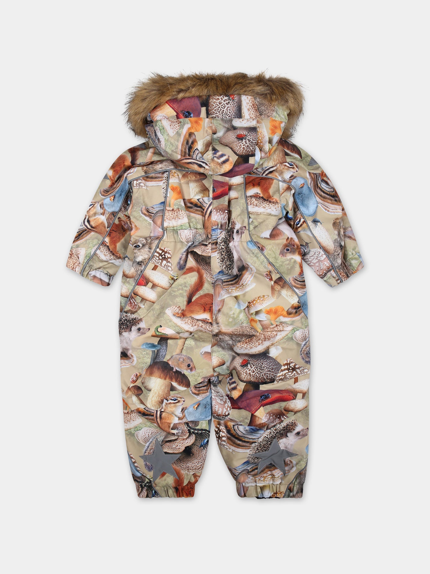 Tuta da neve multicolor per neonato con stampa e logo,Molo,5W23N104  6853