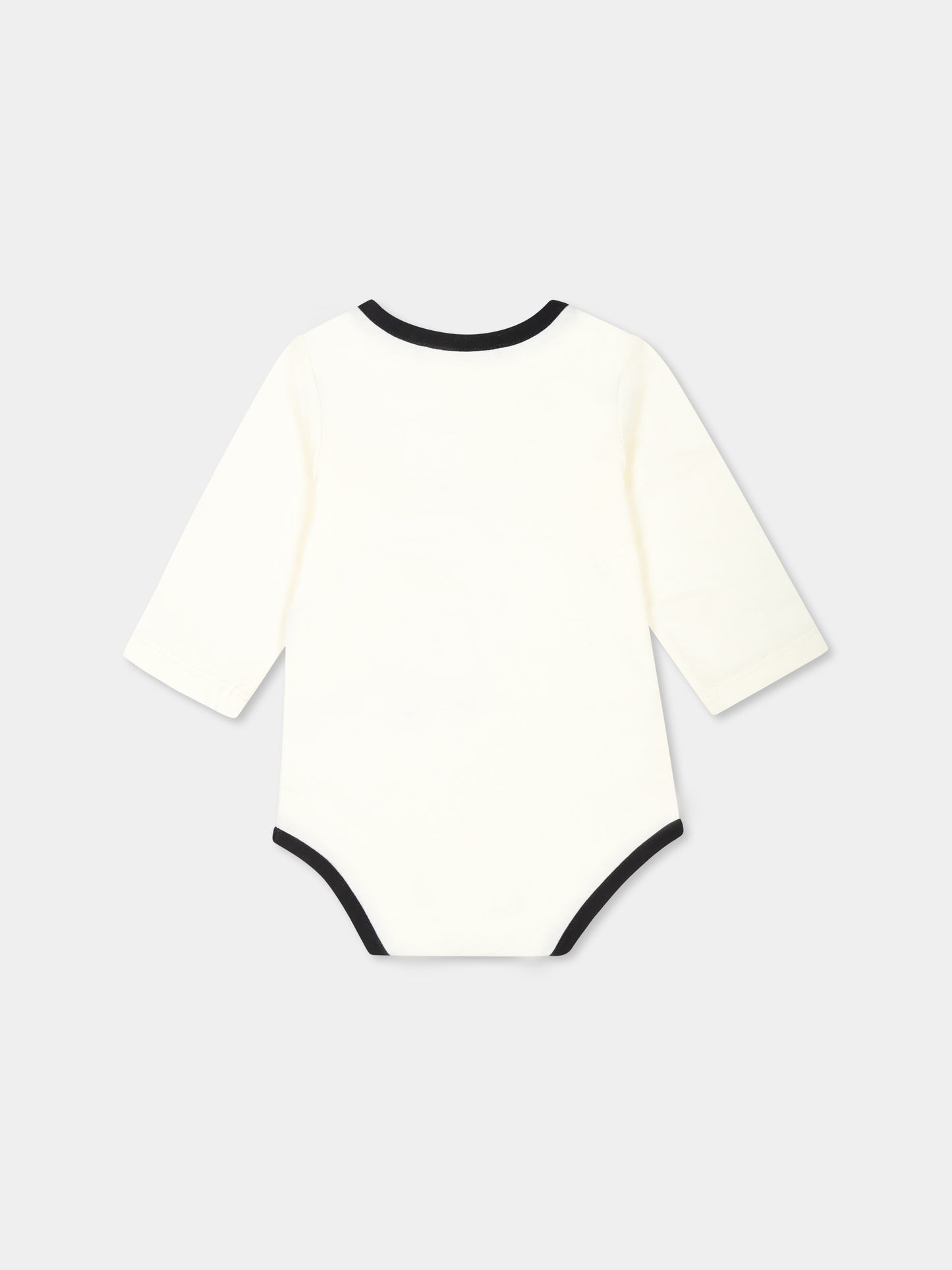 Set tutina nero per neonati con logo,Balmain Kids,BVB54A Z0082 102NE