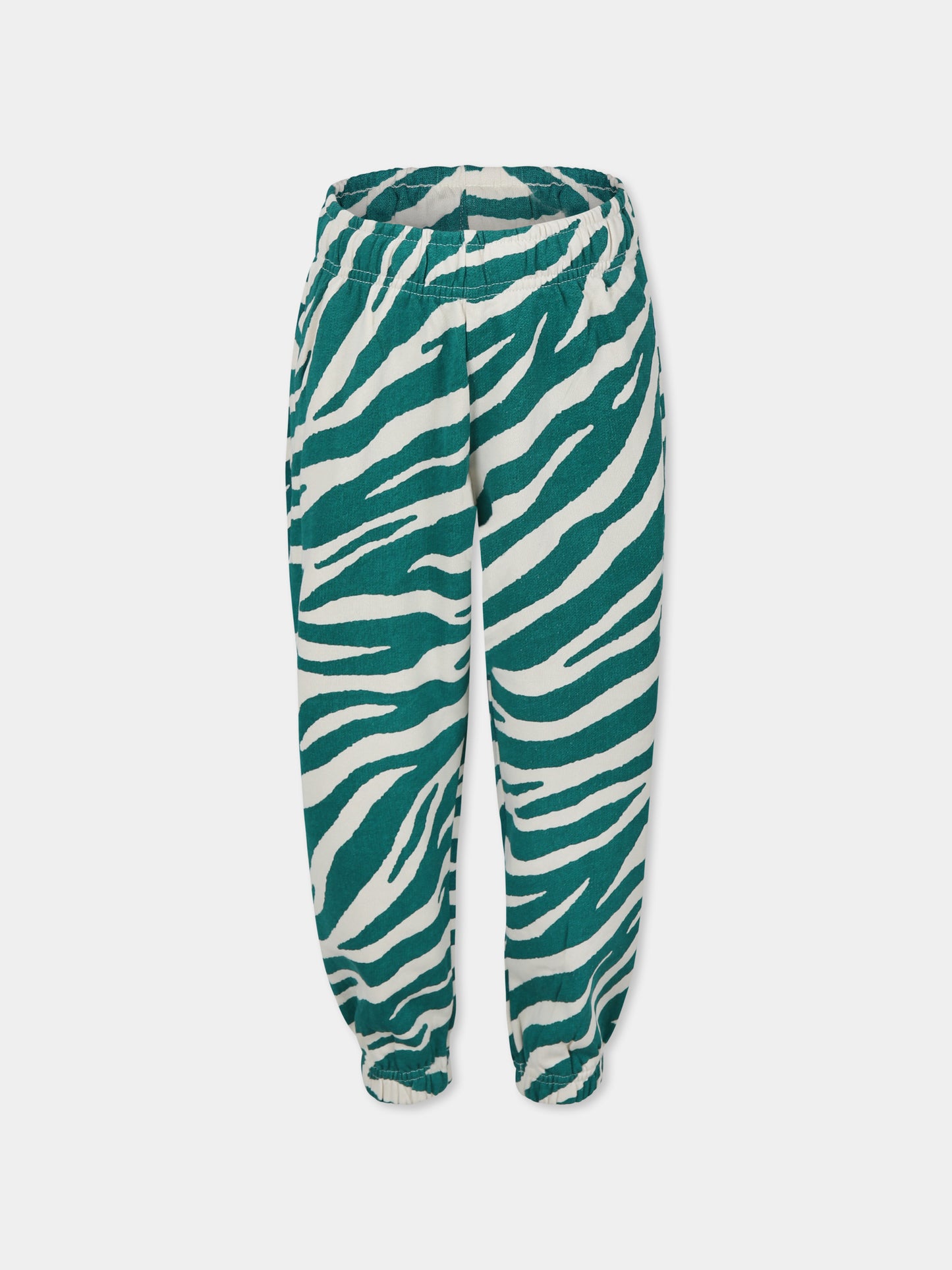 Pantaloni verdi Adan per bambina con stampa zebrata,Molo,2W24I202 9125