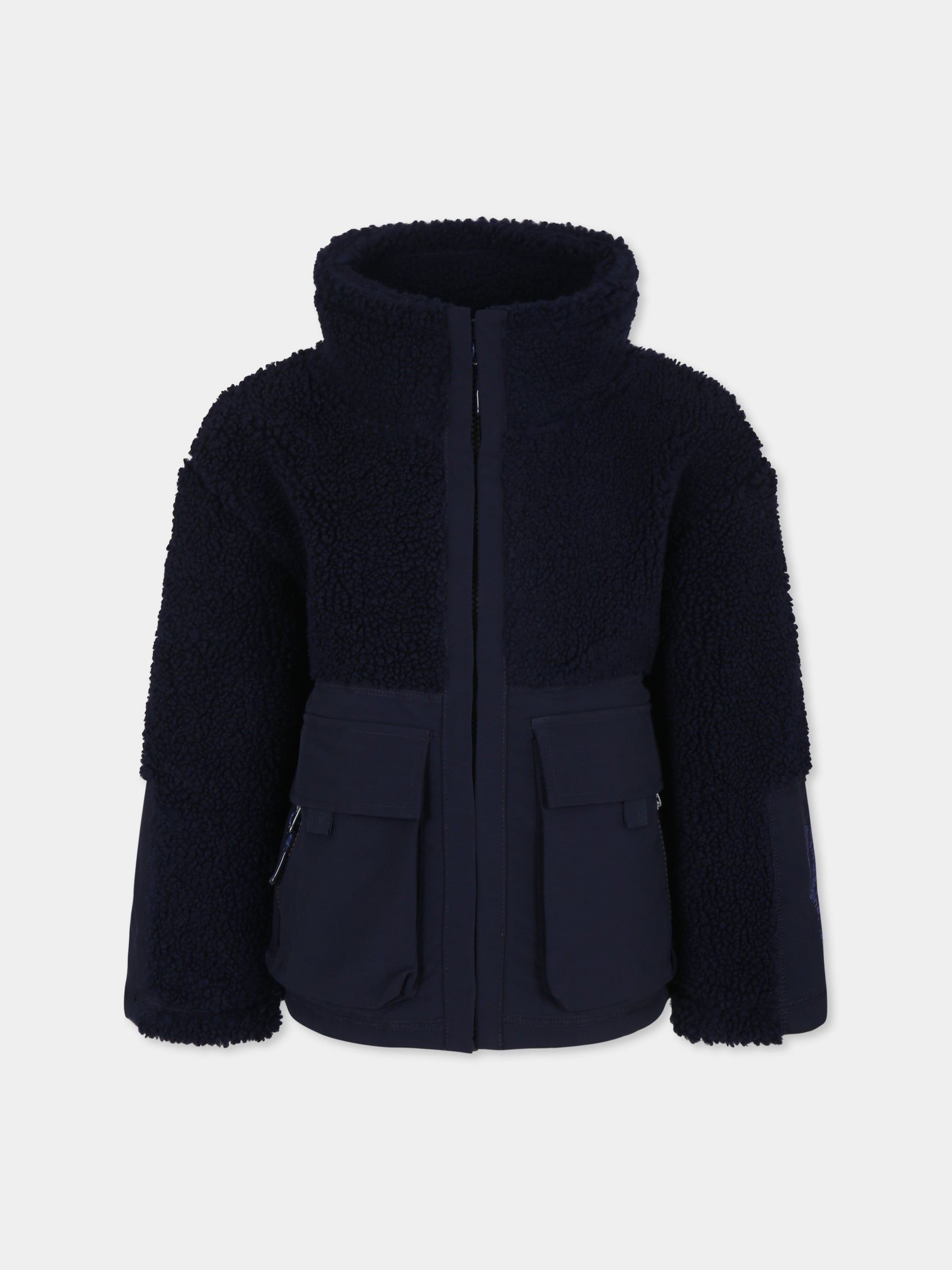 Ecopelliccia blu Utha per bambino,Molo,5W24L203 8943