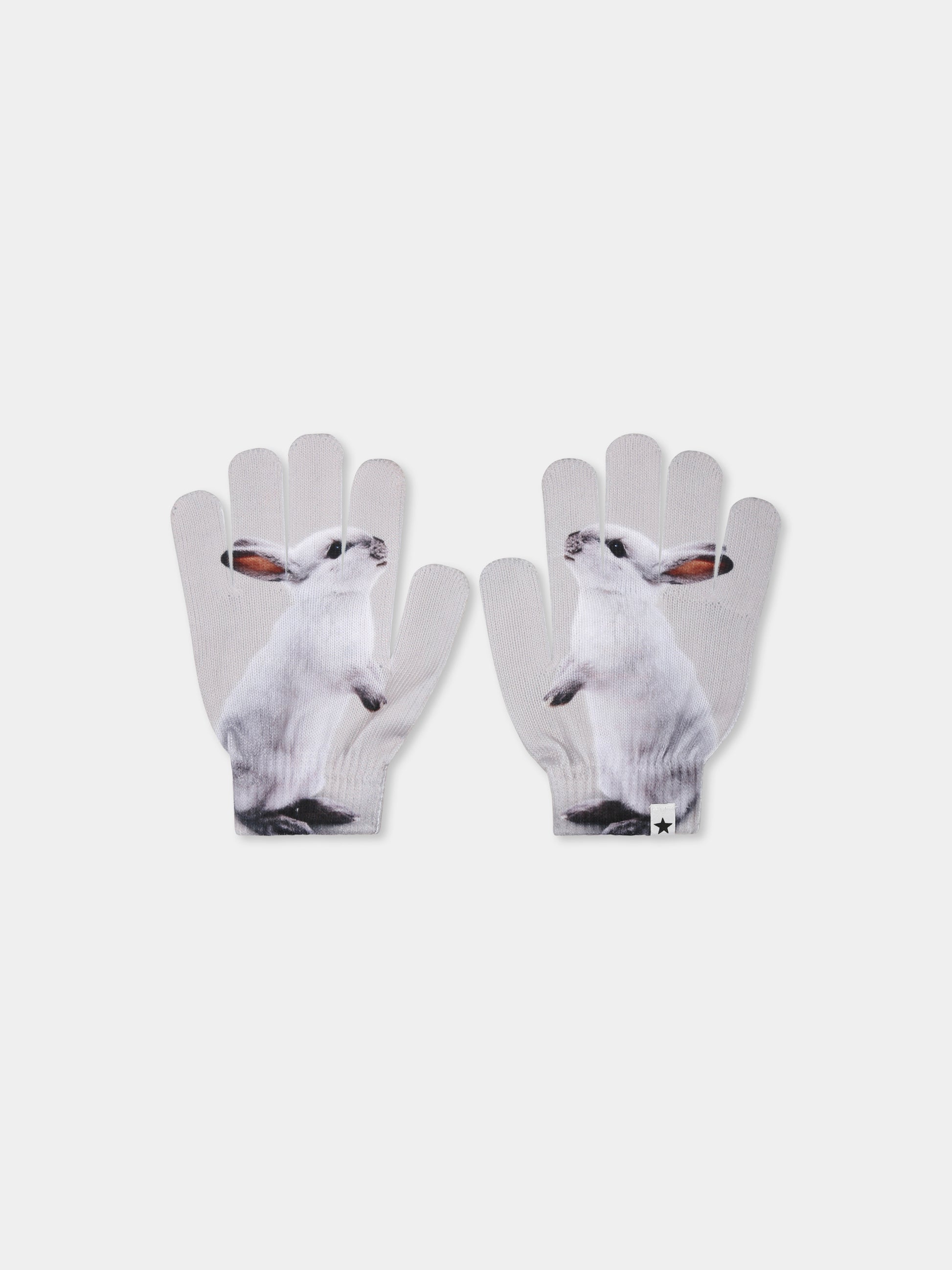 Set accessori beige Kaya per bambina con stampa conigli,Molo,7W24S901 9191