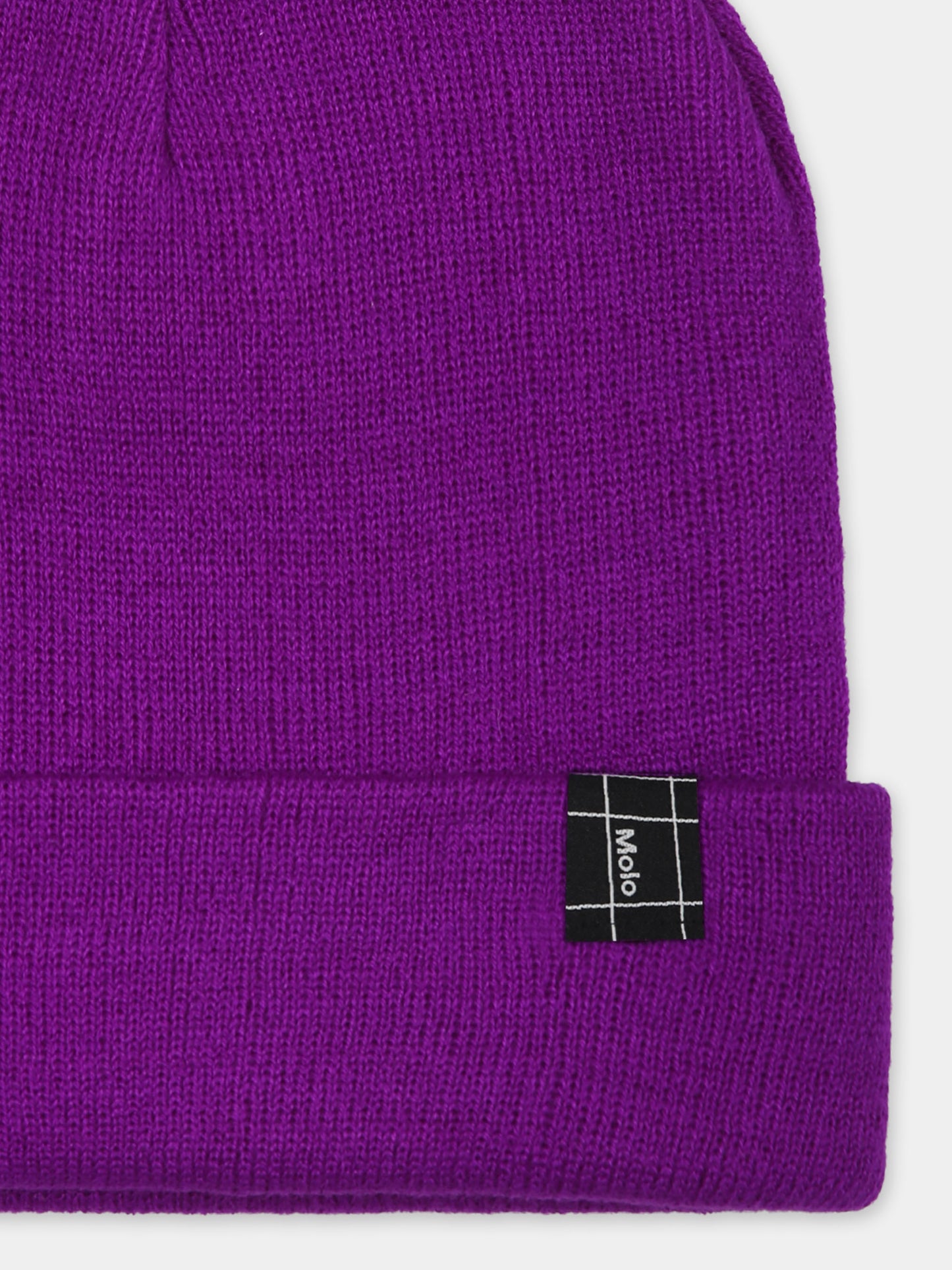 Berretto viola Kruz per bambini con logo,Molo,7W24S312 8967