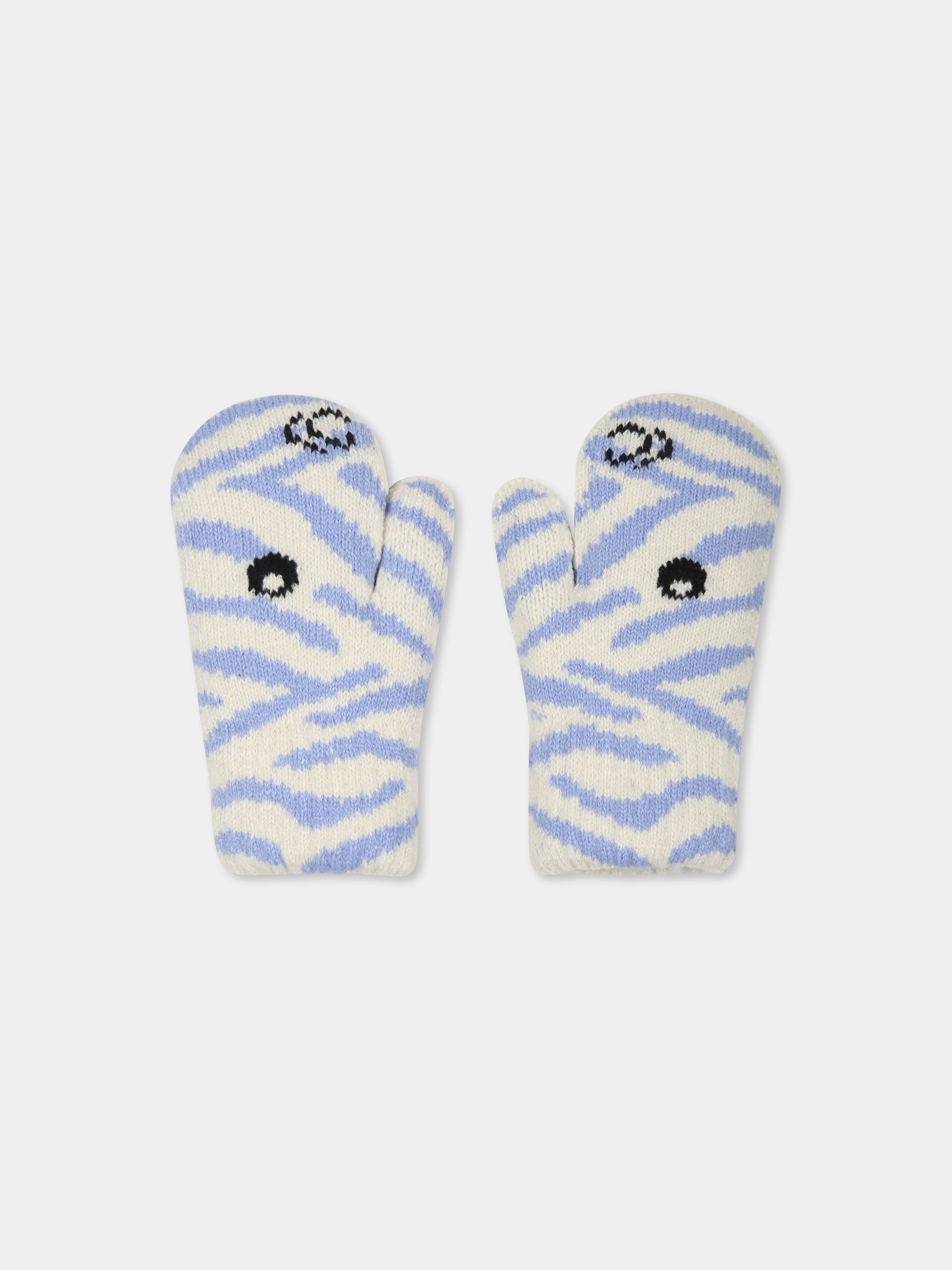 Guanti multicolor Kenau per bambini con zebra,Molo,7W24S105 9131