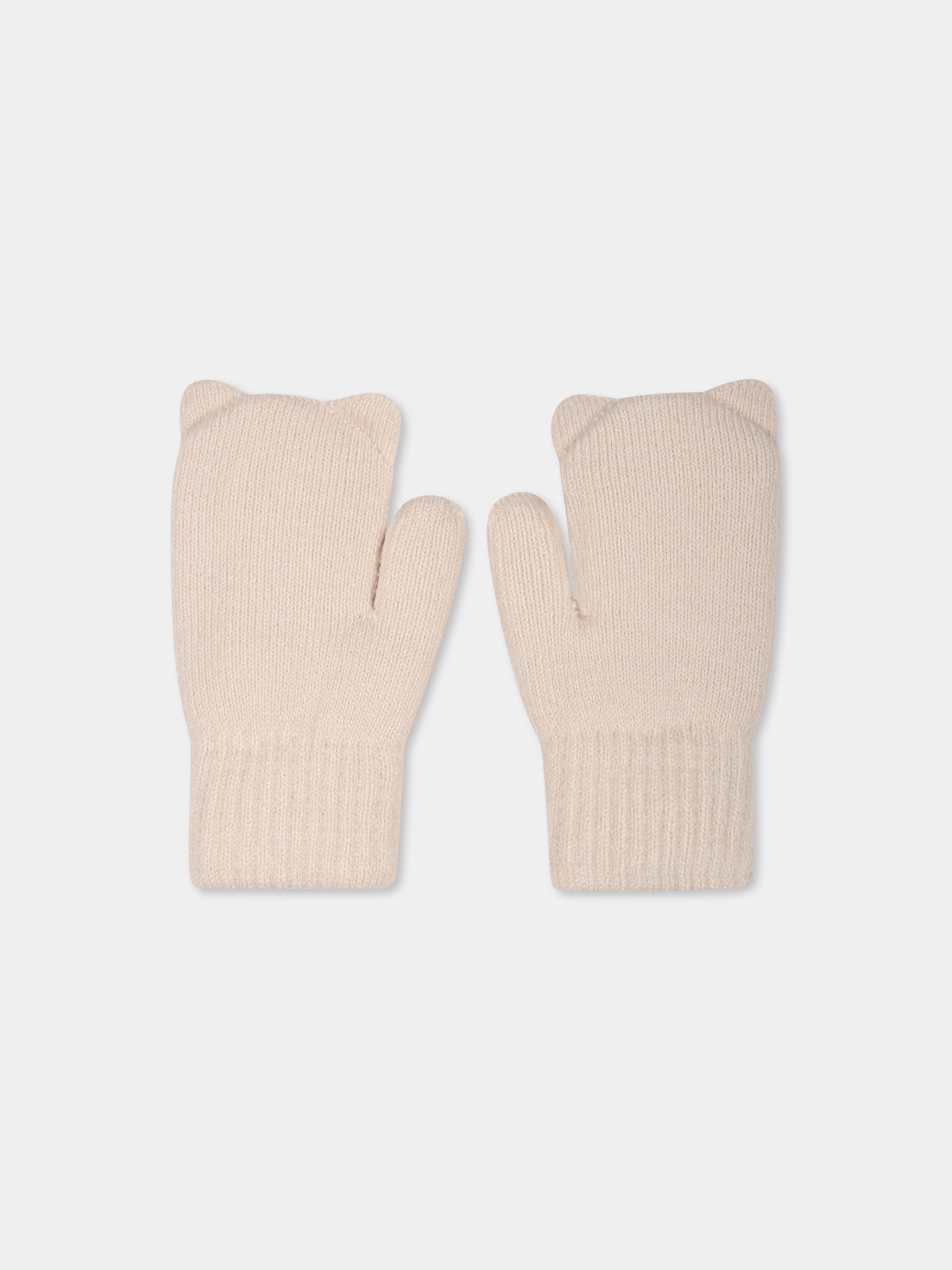 Guanti avorio Kenau per bambina con gatto,Molo,7W24S105 2237