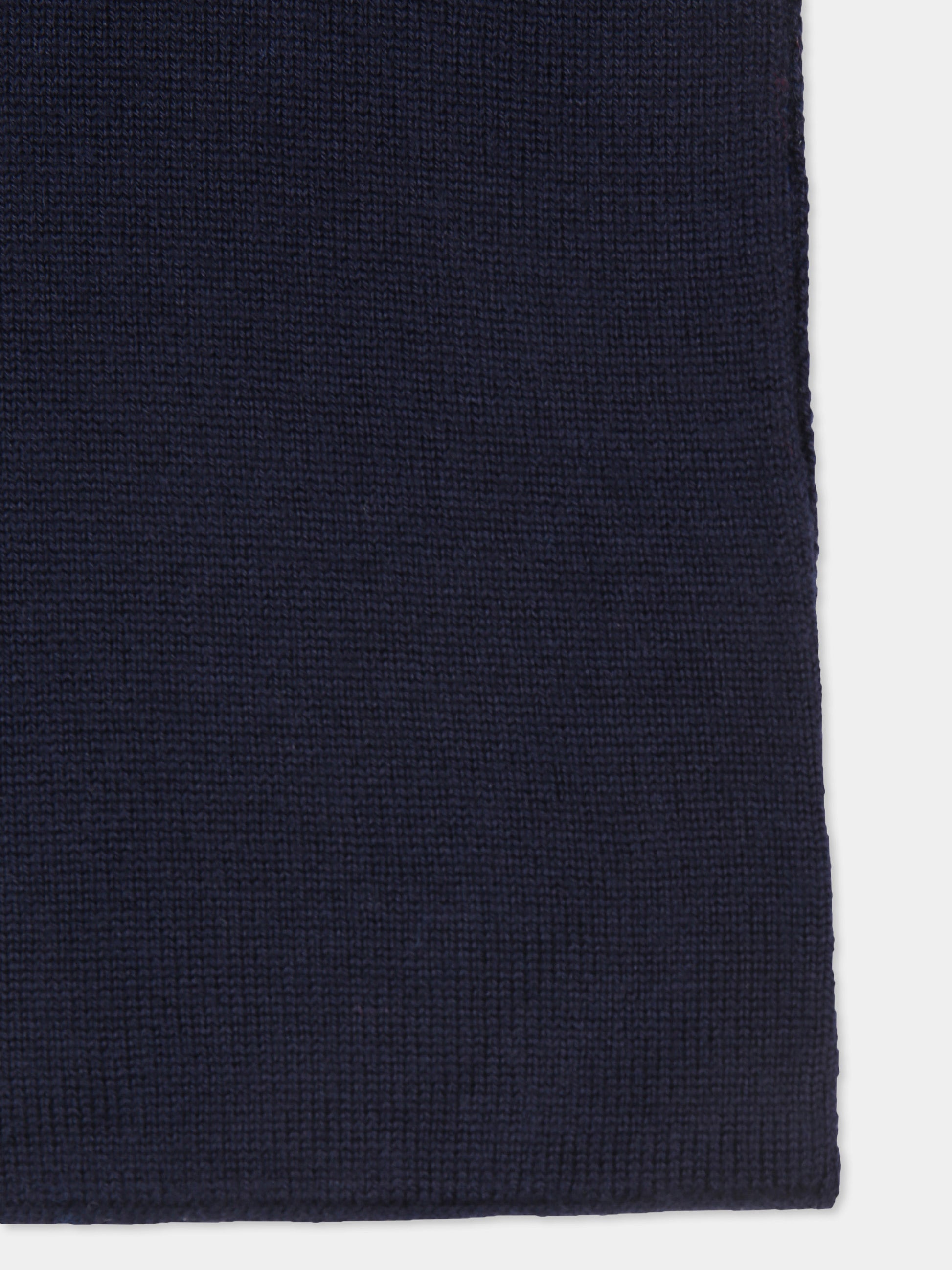Sciarpa blu per bambino con logo,Dolce & Gabbana Kids,LBKAE3 JCVV3 S9000