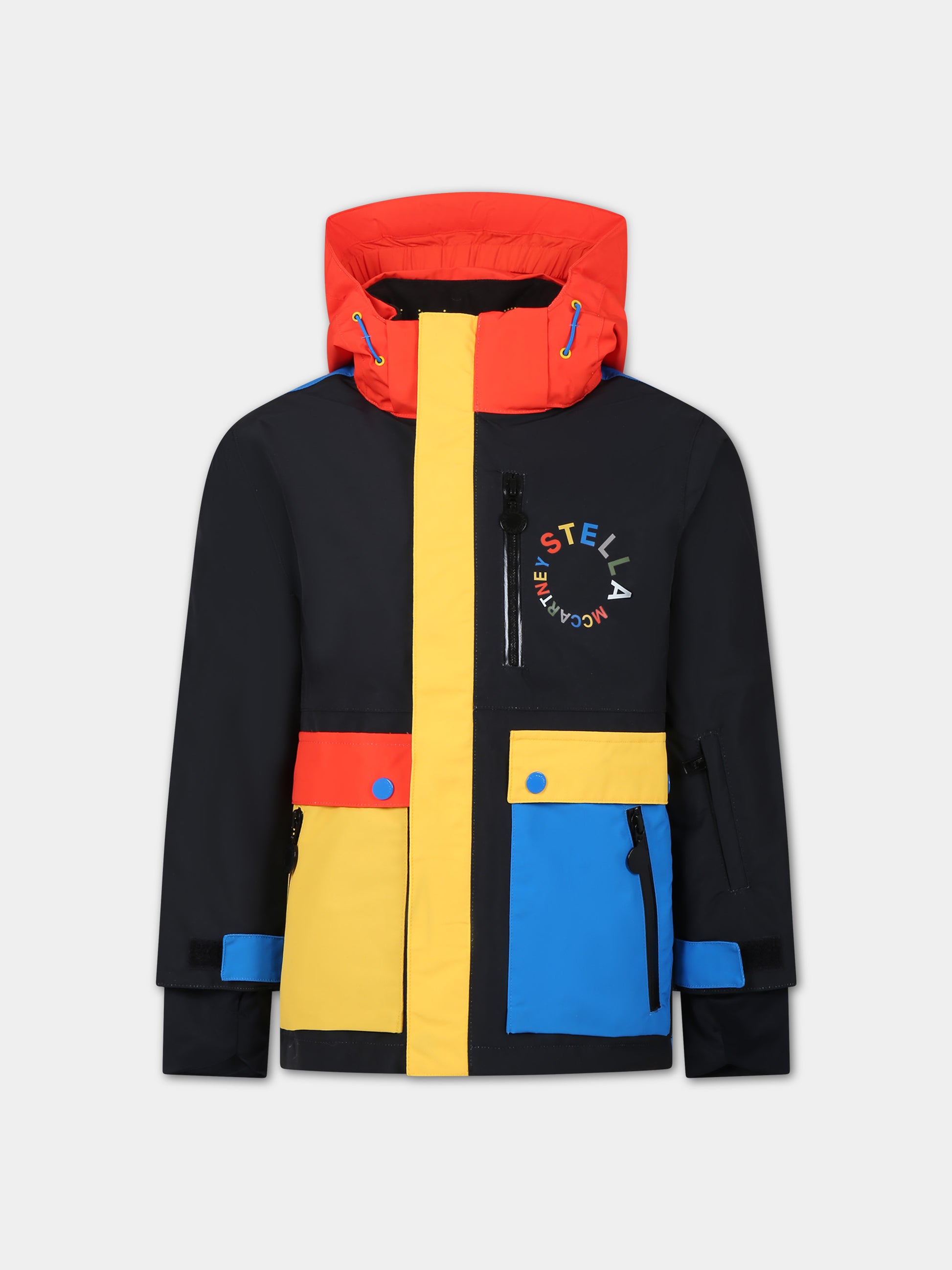 Piumino multicolor per bambina,Stella Mccartney Kids,TT2P20 Z0432 999