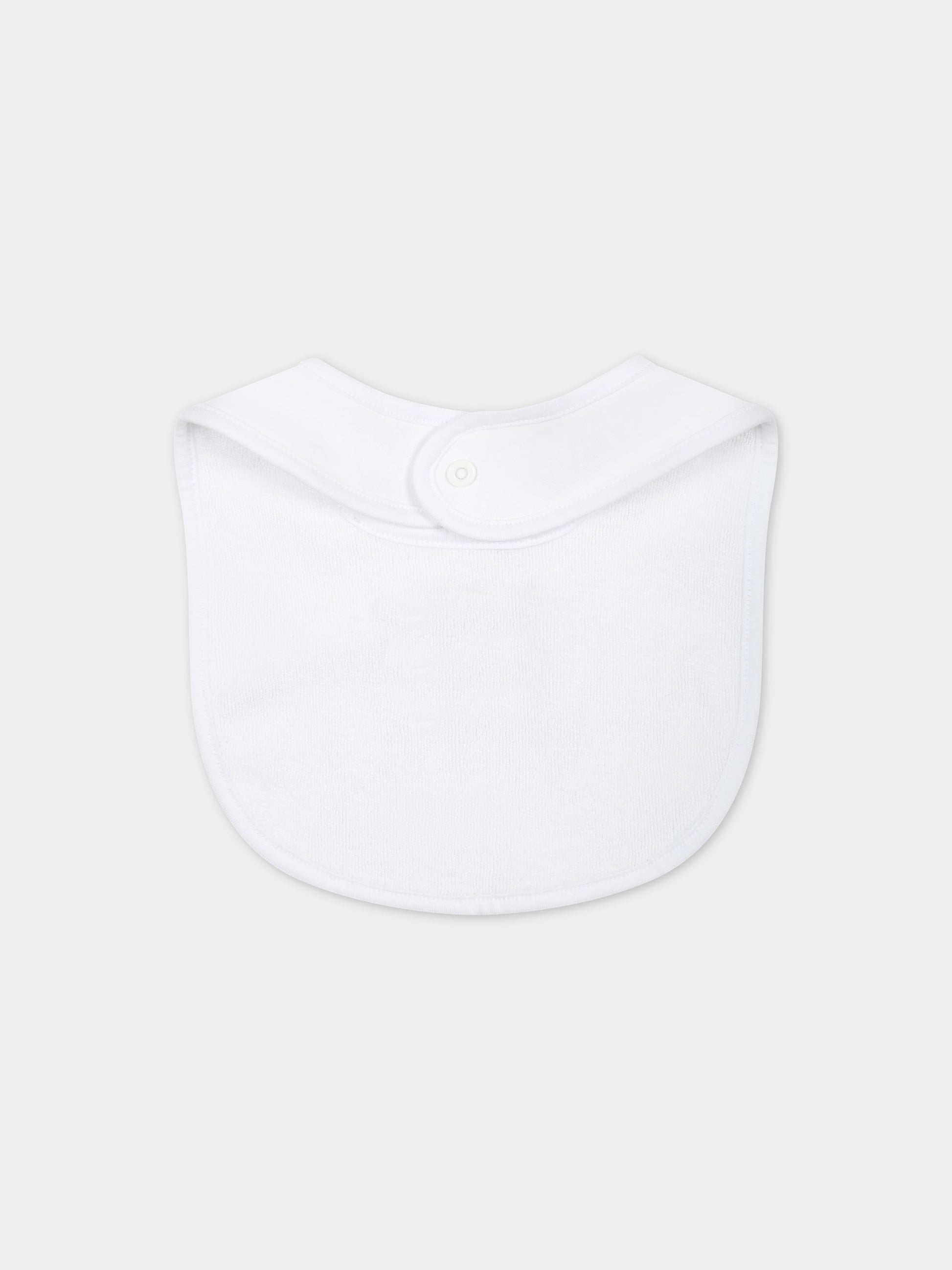 Set tutina bianco per neonata con logo,Balmain Kids,BTB520 Z1523 100BC