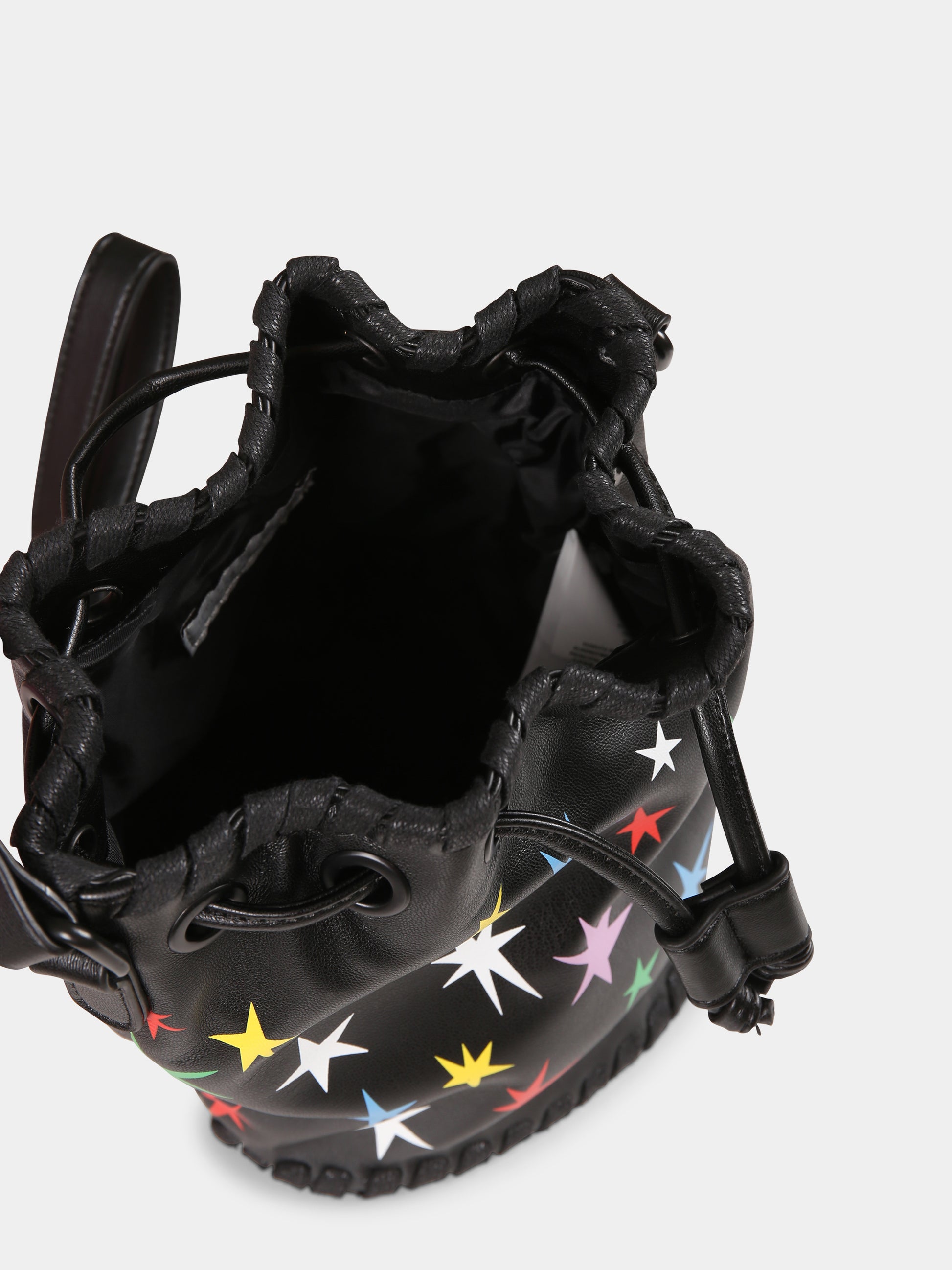 Borsa nera per bambina con stelle,Stella Mccartney Kids,TV0B88 Z2437 930MC