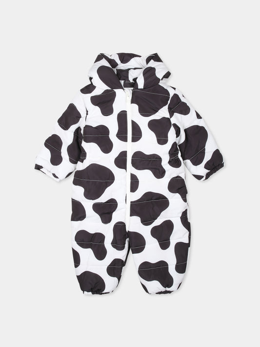 Piumino bianco per neonati con mucca,Stella Mccartney Kids,TV2568 Z2404 101NE