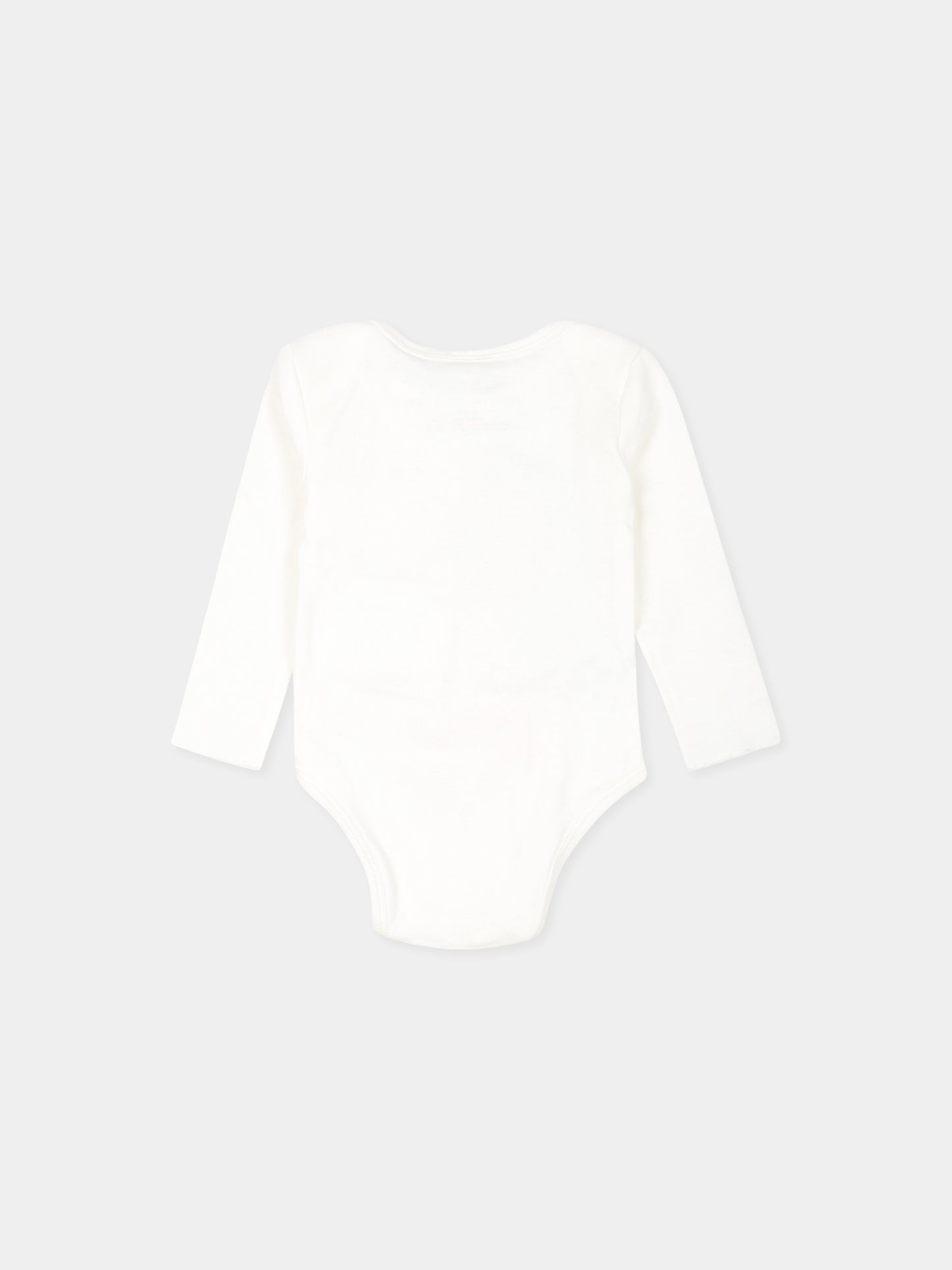 Set body avorio per neonata con stelle e logo,Stella Mccartney Kids,TVB020 Z2272 101MC