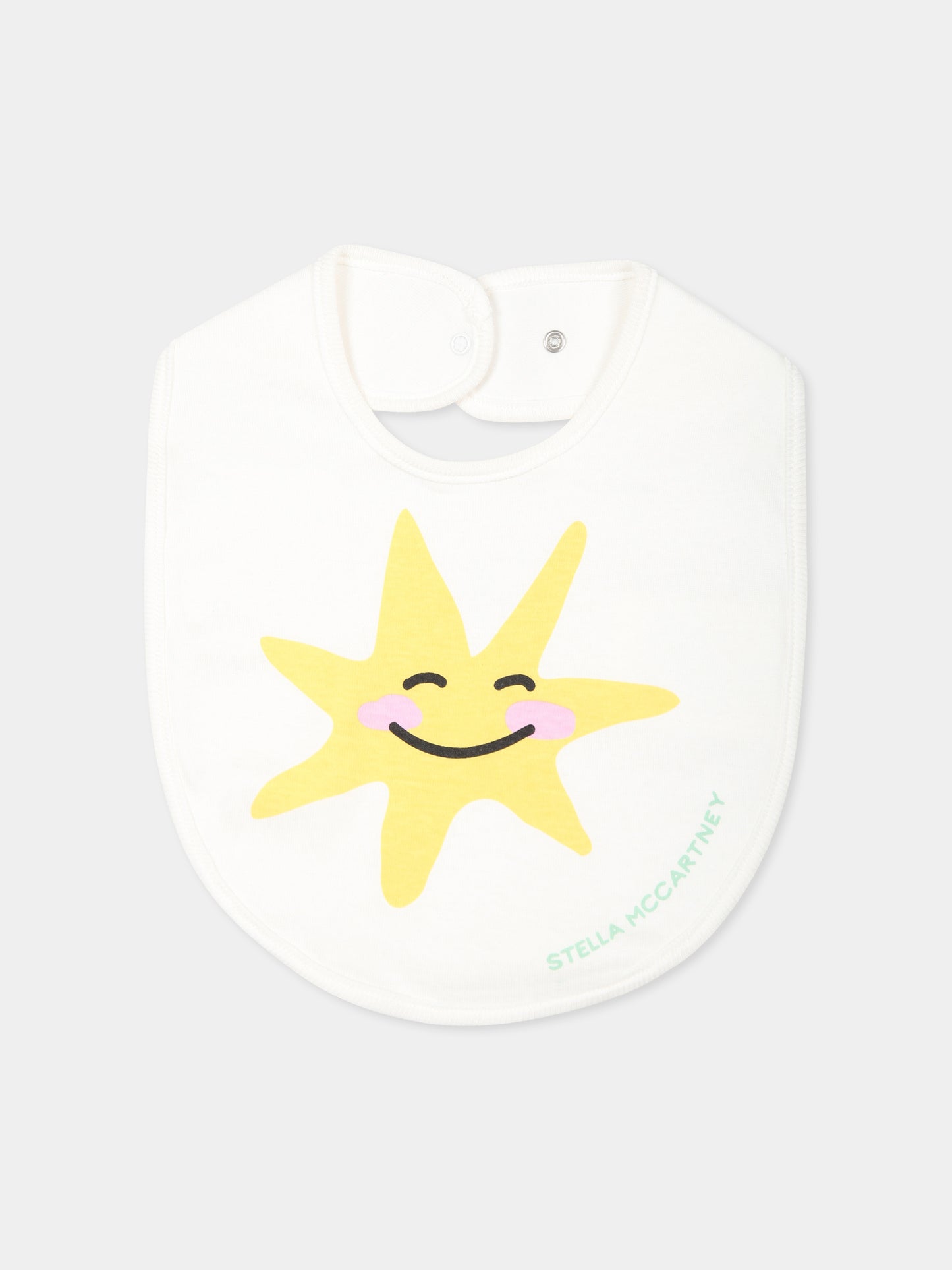 Set tutina bianco per neonata con stelle e logo,Stella Mccartney Kids,TVB030 Z2272 101MC