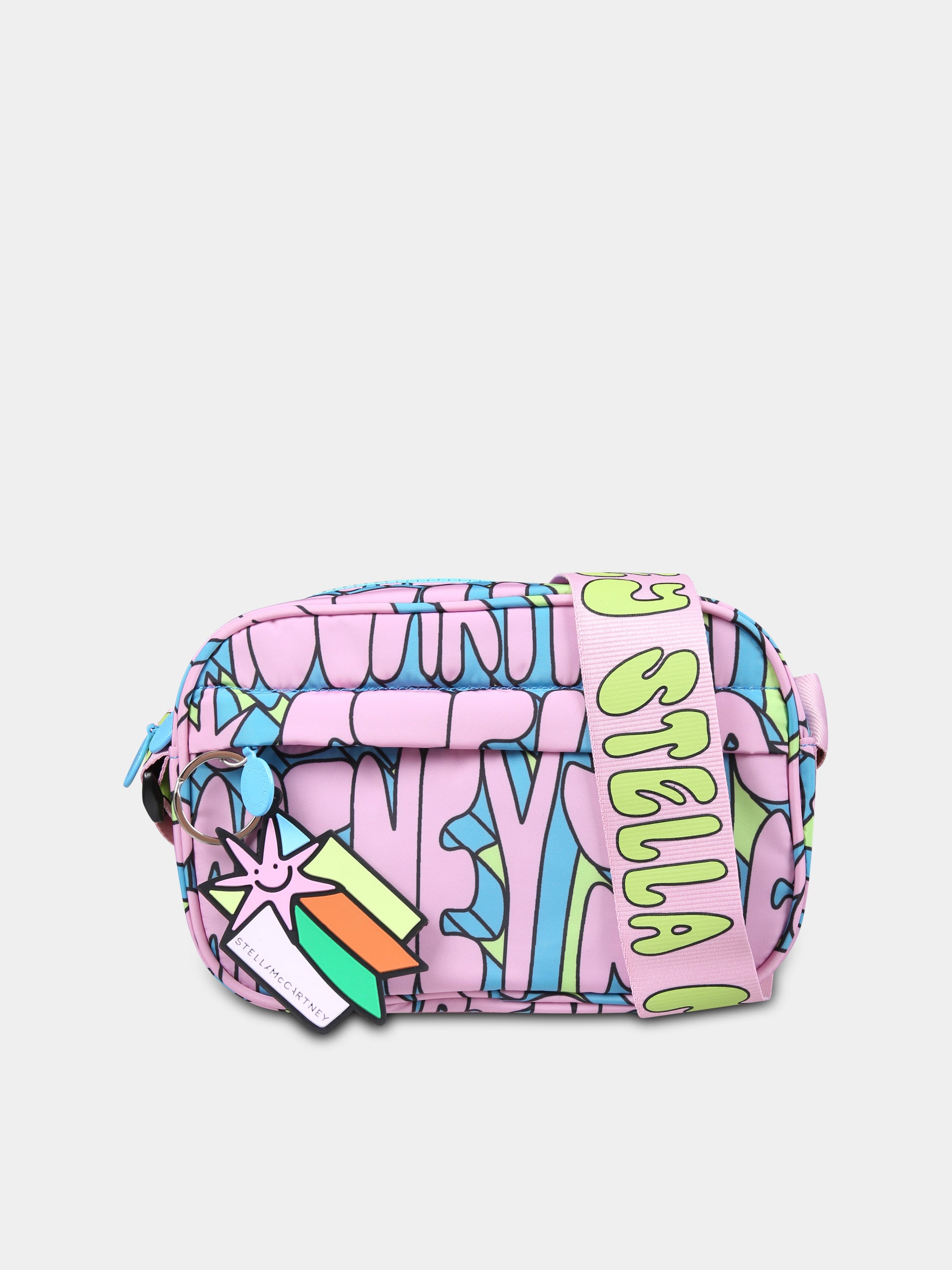 Borsa rosa per bambina con logo,Stella Mccartney Kids,TV0B08 Z2053 999MC