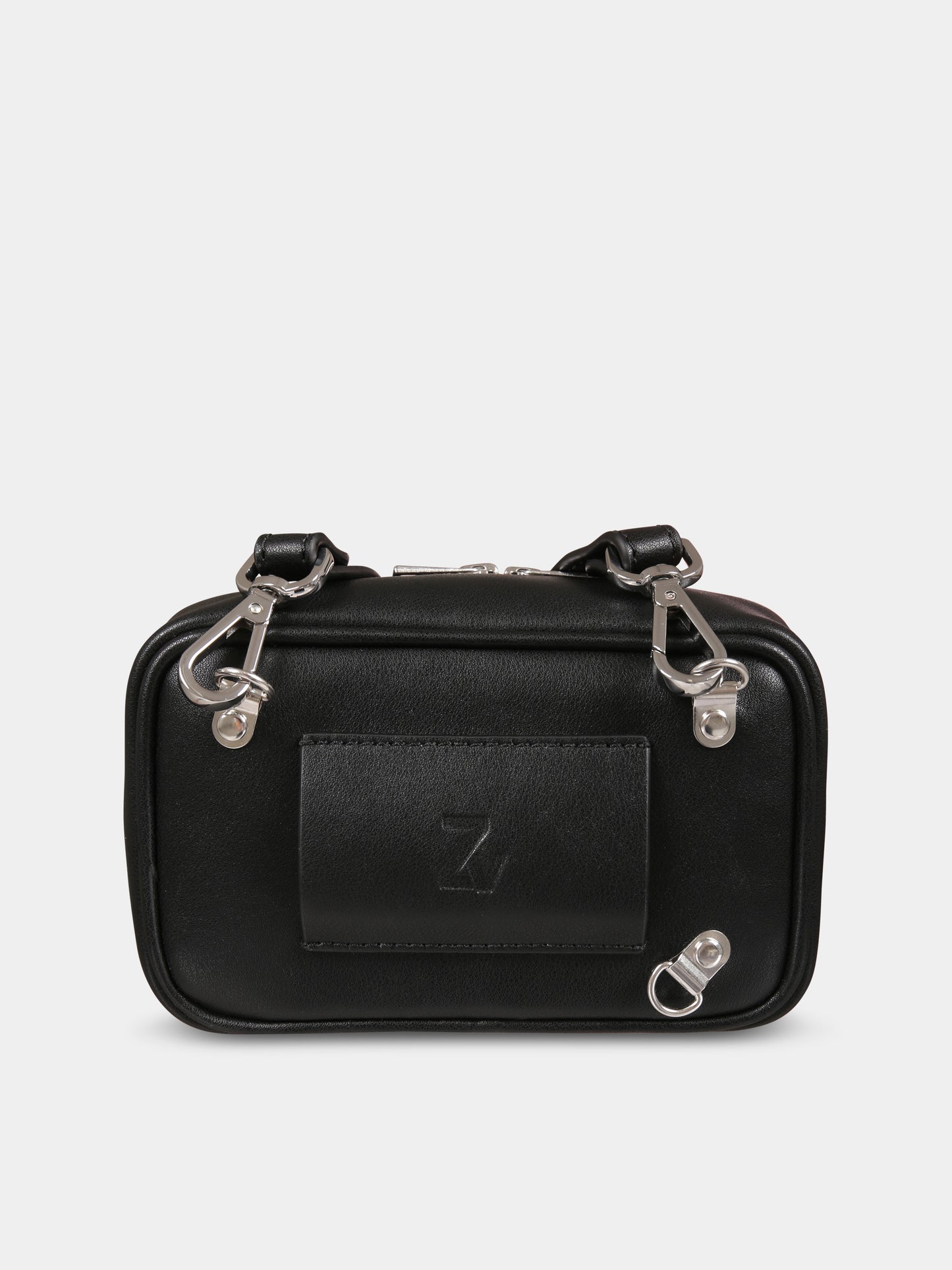 Borsa nera per bambina con logo,Zadig & Voltaire Kids,X60262 09B