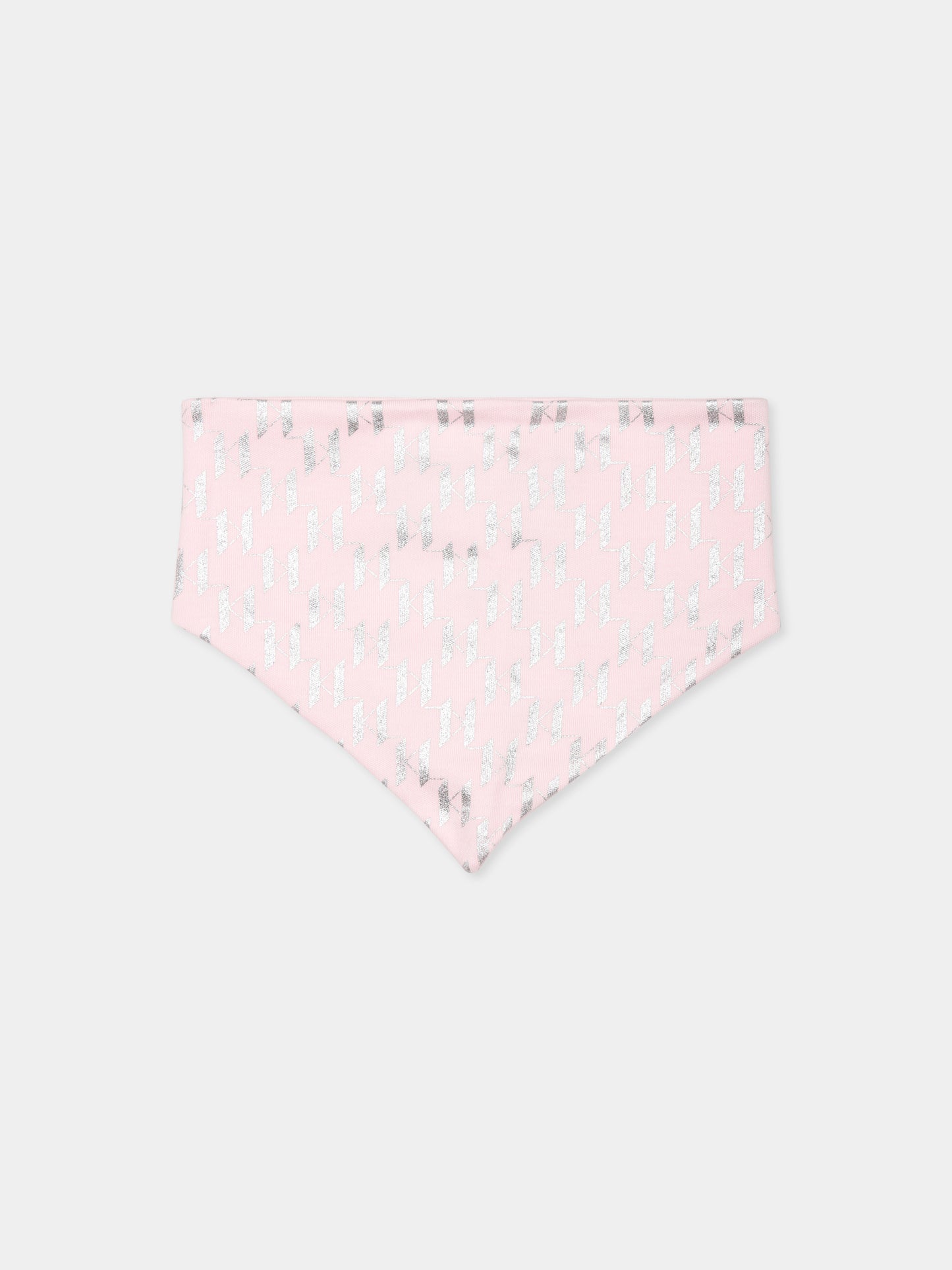 Set tutina rosa per neonata con monogramma,Karl Lagerfeld Kids,Z30281 475