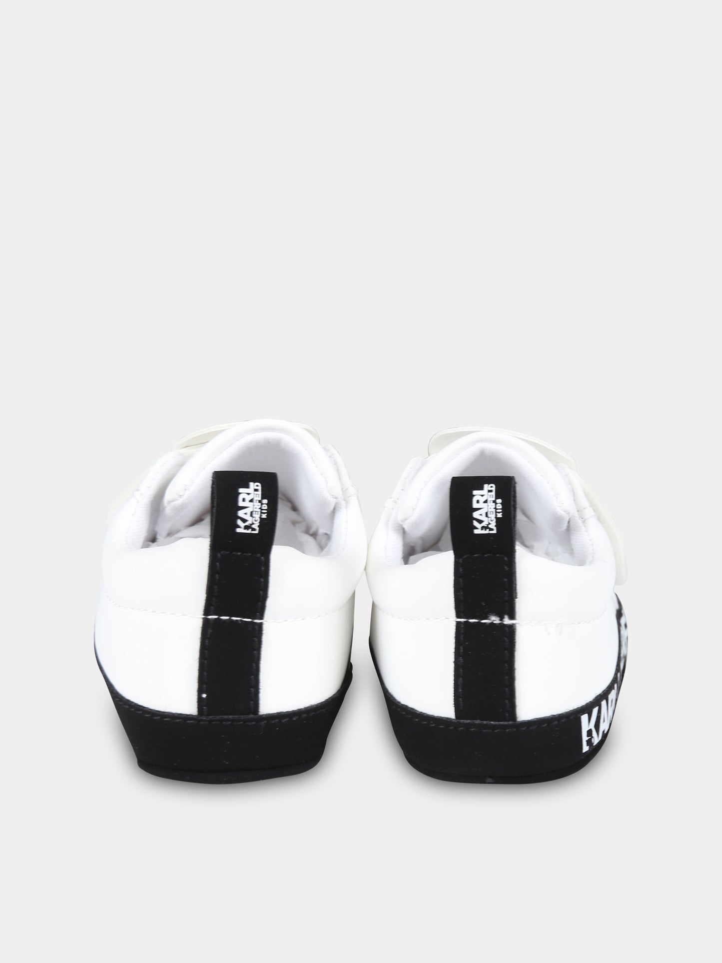 Sneakers bianche per neonati con Karl,Karl Lagerfeld Kids,Z30320 10P