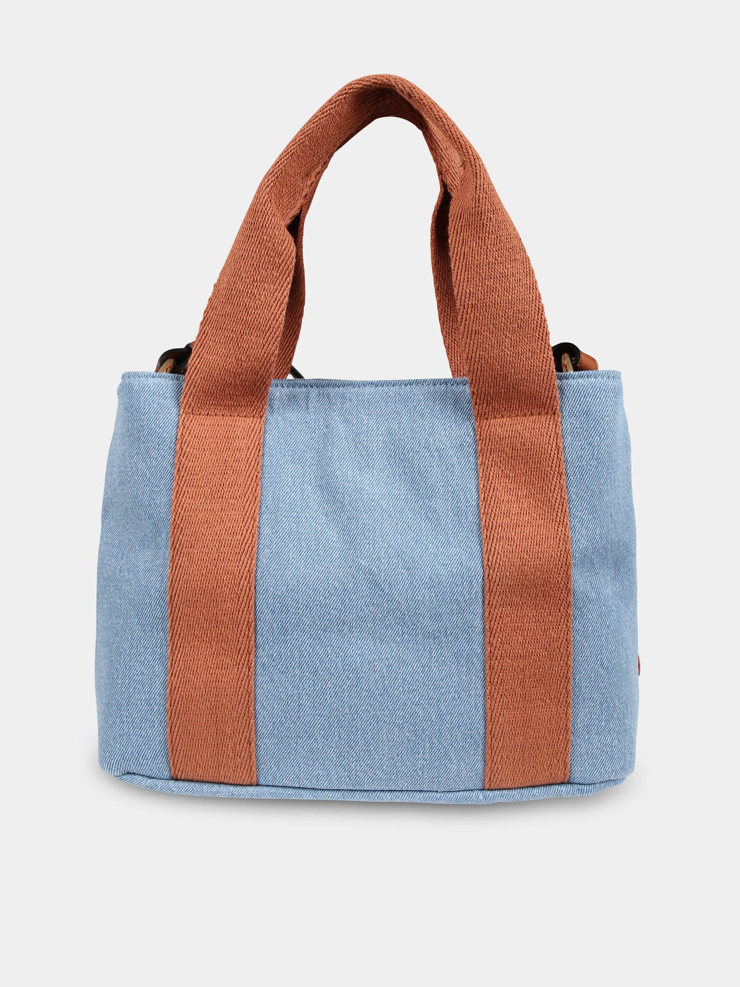 Borsa blu per bambina con logo,Chloé Kids,C20355 Z10