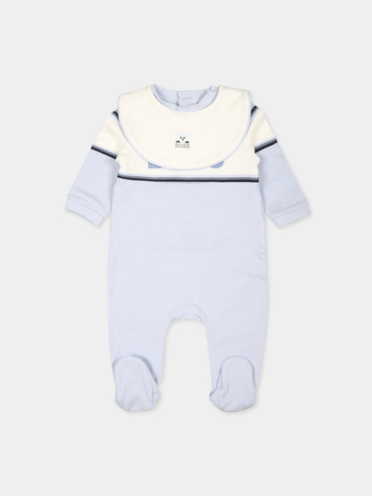 Set tutina celeste per neonato con logo,Boss,J51064 771