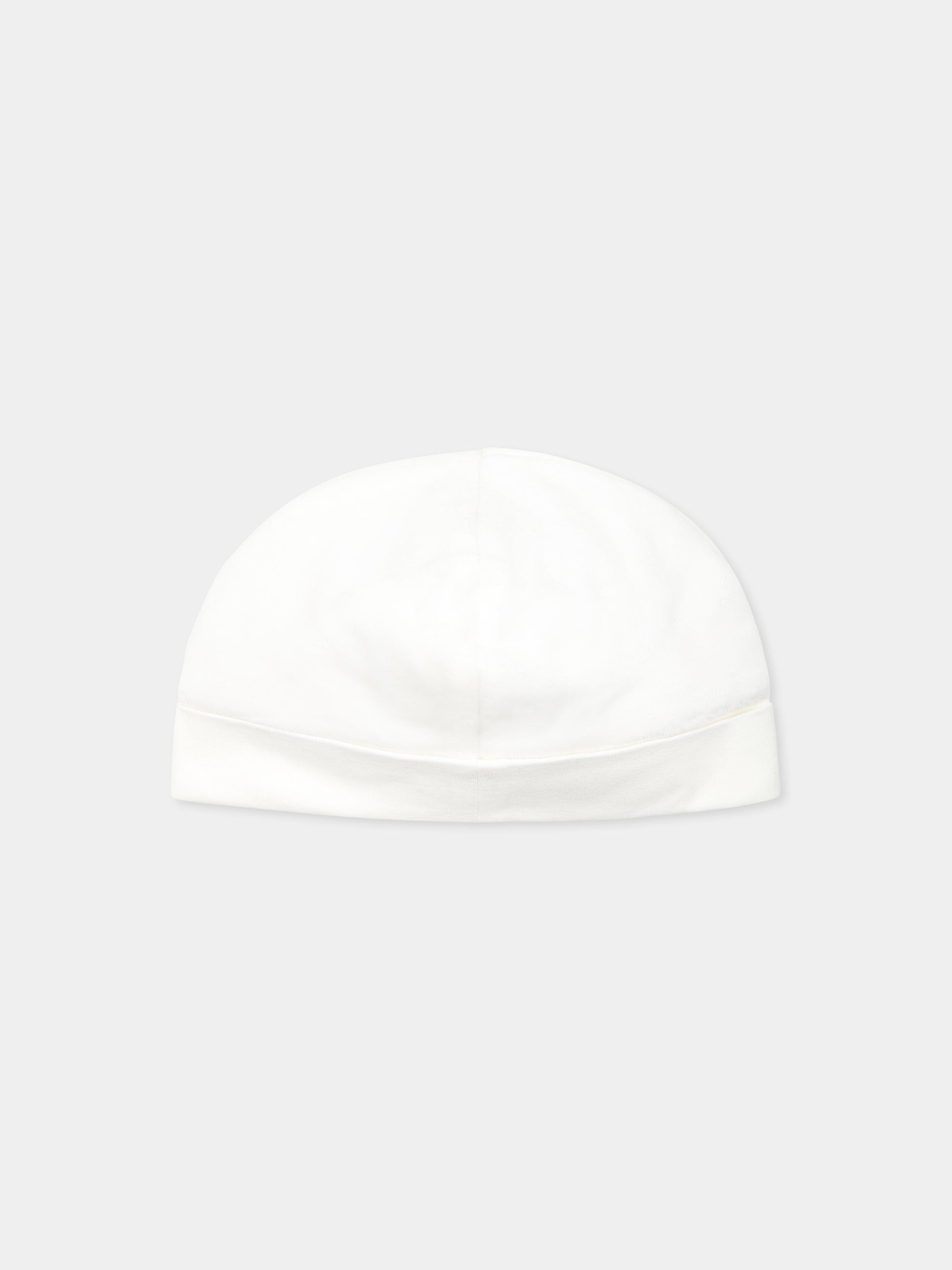 Cappello bianco per neonato con logo,Boss,J51039 117