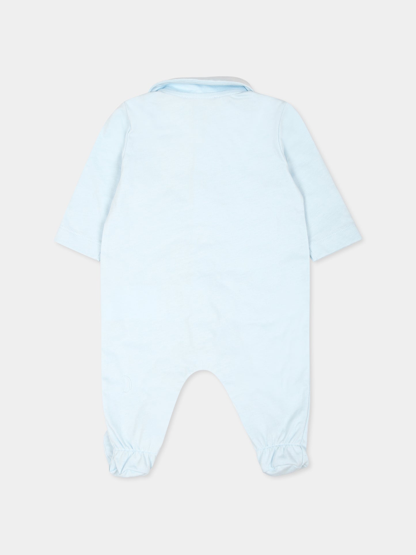 Tutina celeste per neonato con Teddy Bear,Moschino Kids,MMY053 LAA10 40304