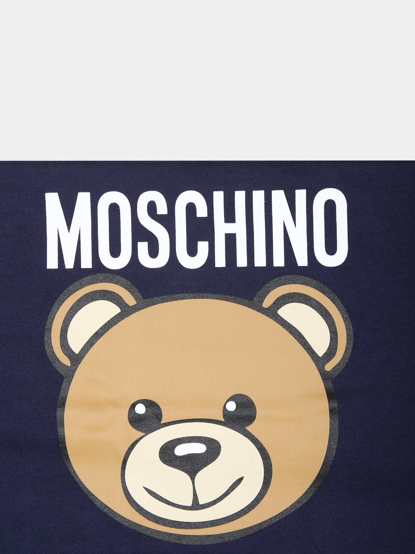 Coperta blu per neonato con Teddy Bear,Moschino Kids,MUB00G LCA40 40016