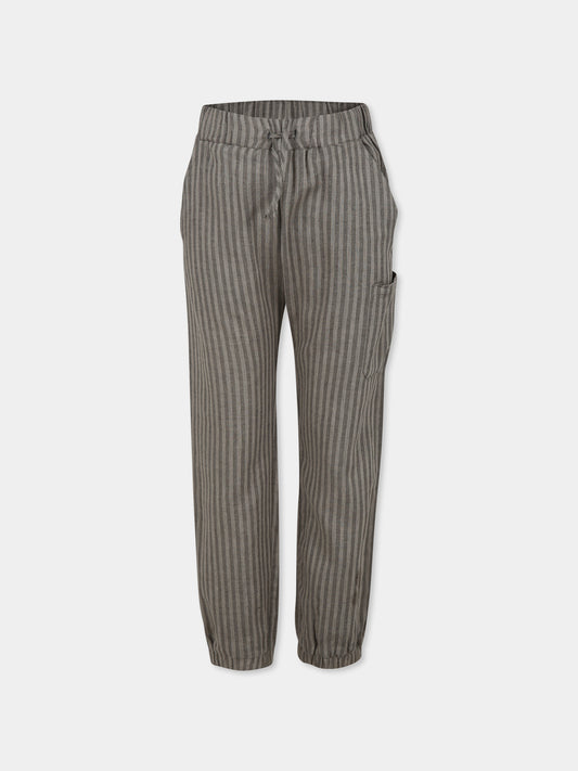 Pantaloni verdi per bambino,Lil' Atelier,13232284 LAUREL OAK