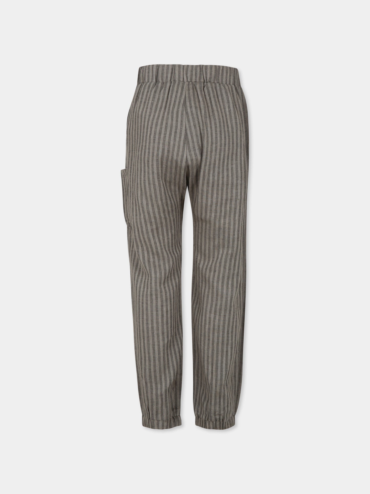 Pantaloni verdi per bambino,Lil' Atelier,13232284 LAUREL OAK